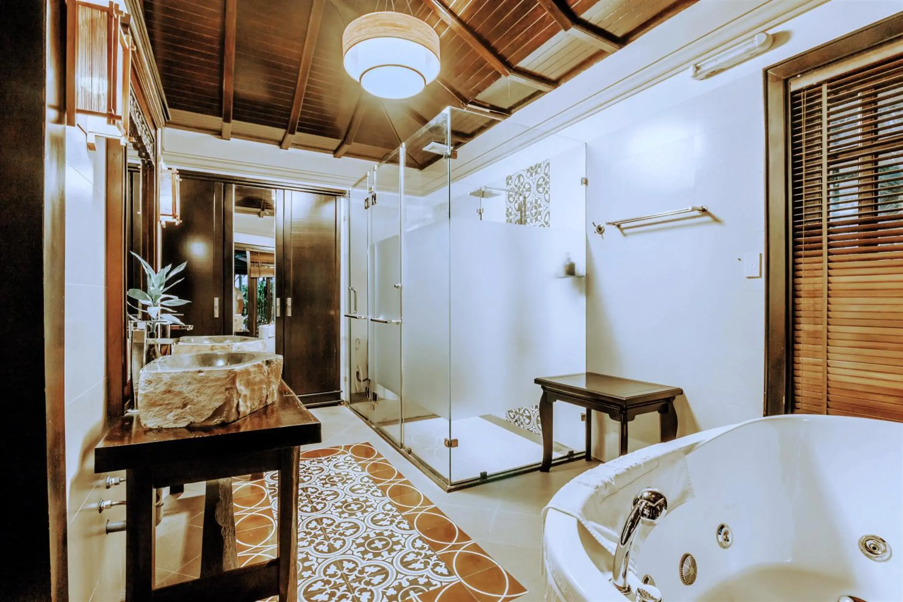 Bathroom in Anja Beach Resort & Spa