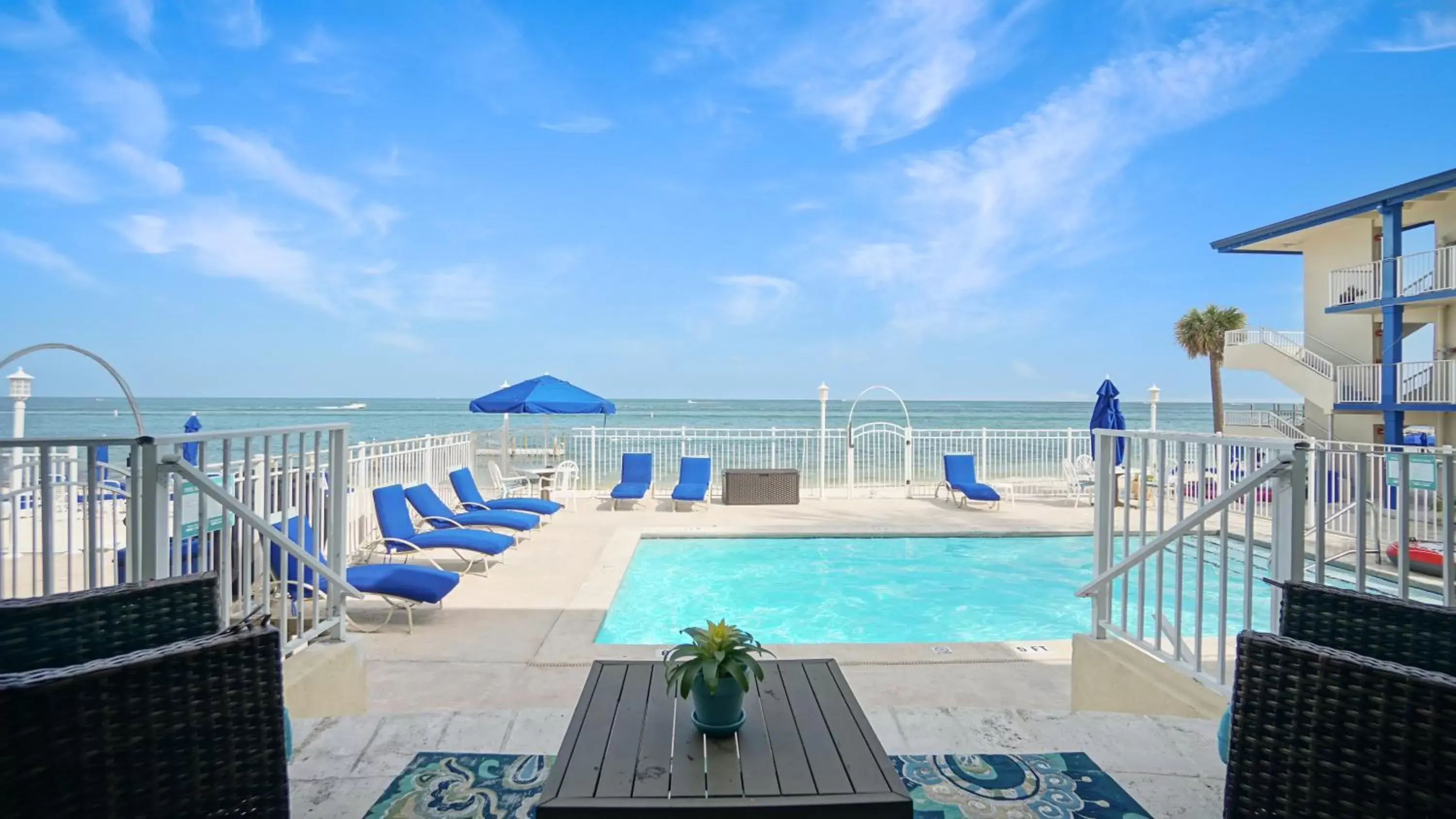 Patio, Swimming Pool in Glunz Ocean Beach Hotel and Resort