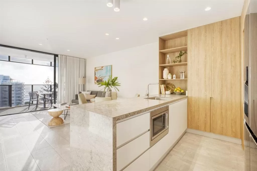 Kitchen or kitchenette in Vue Broadbeach - Official