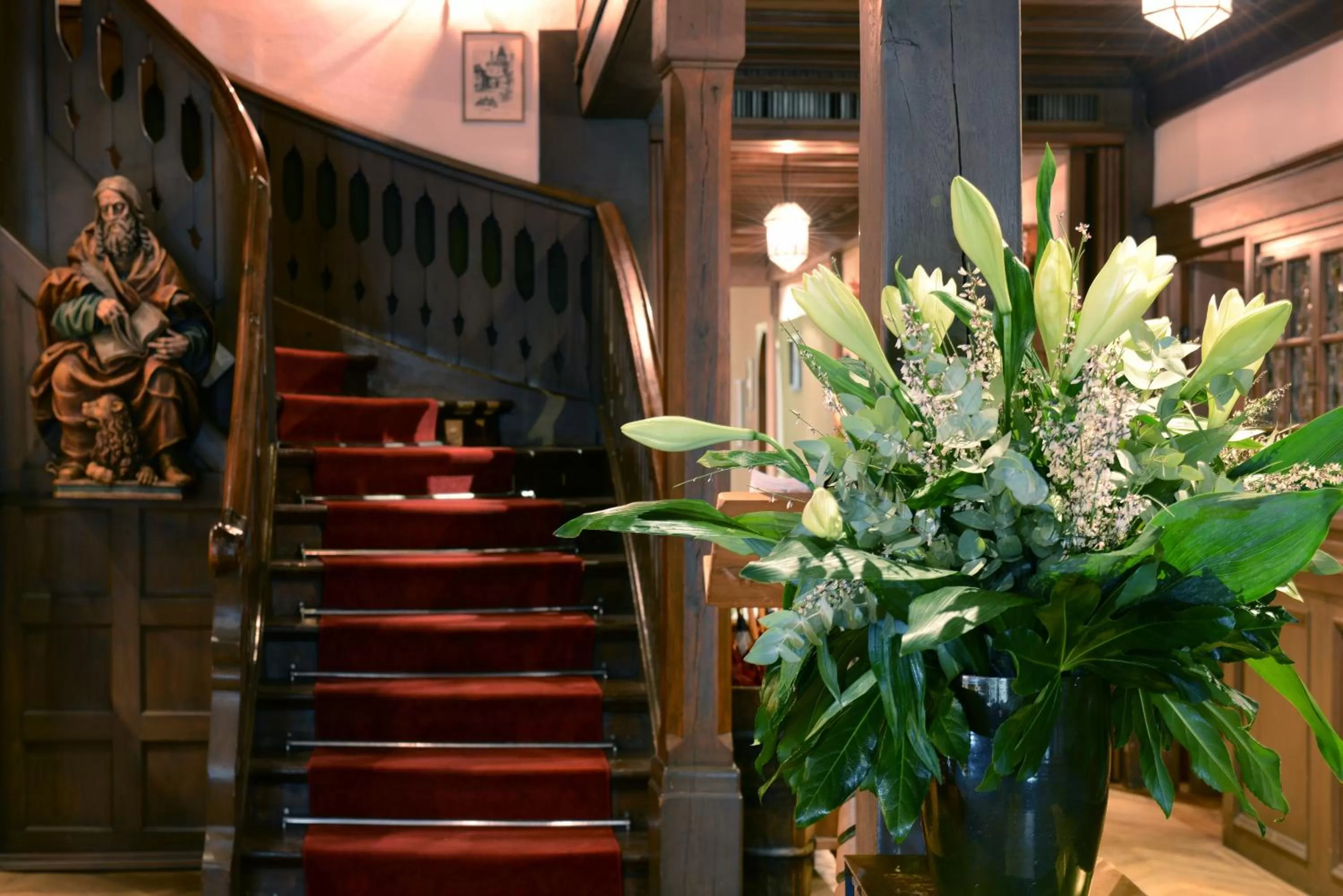 Lobby or reception in Romantik Hotel Markusturm