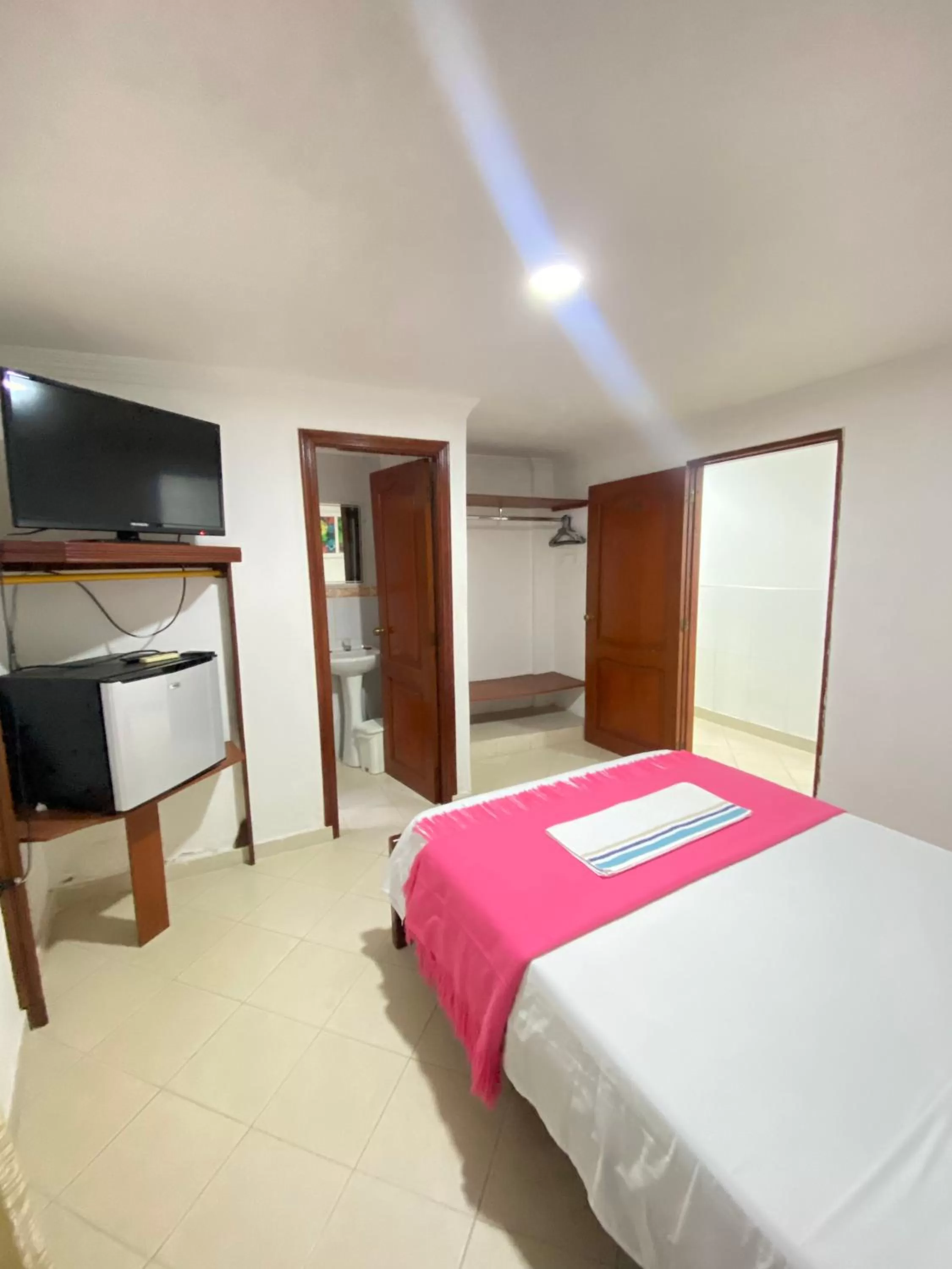 Communal lounge/ TV room in Hotel La Guajira