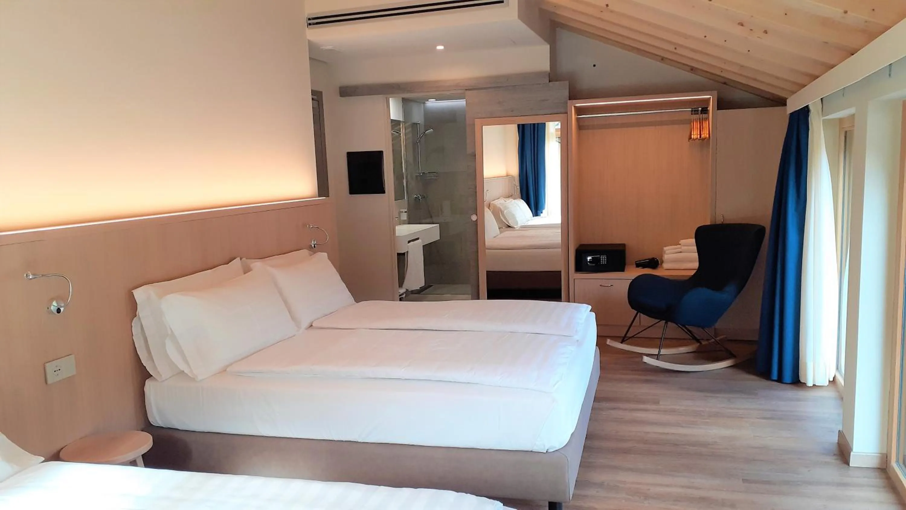 Bed in Livì Family Hotel