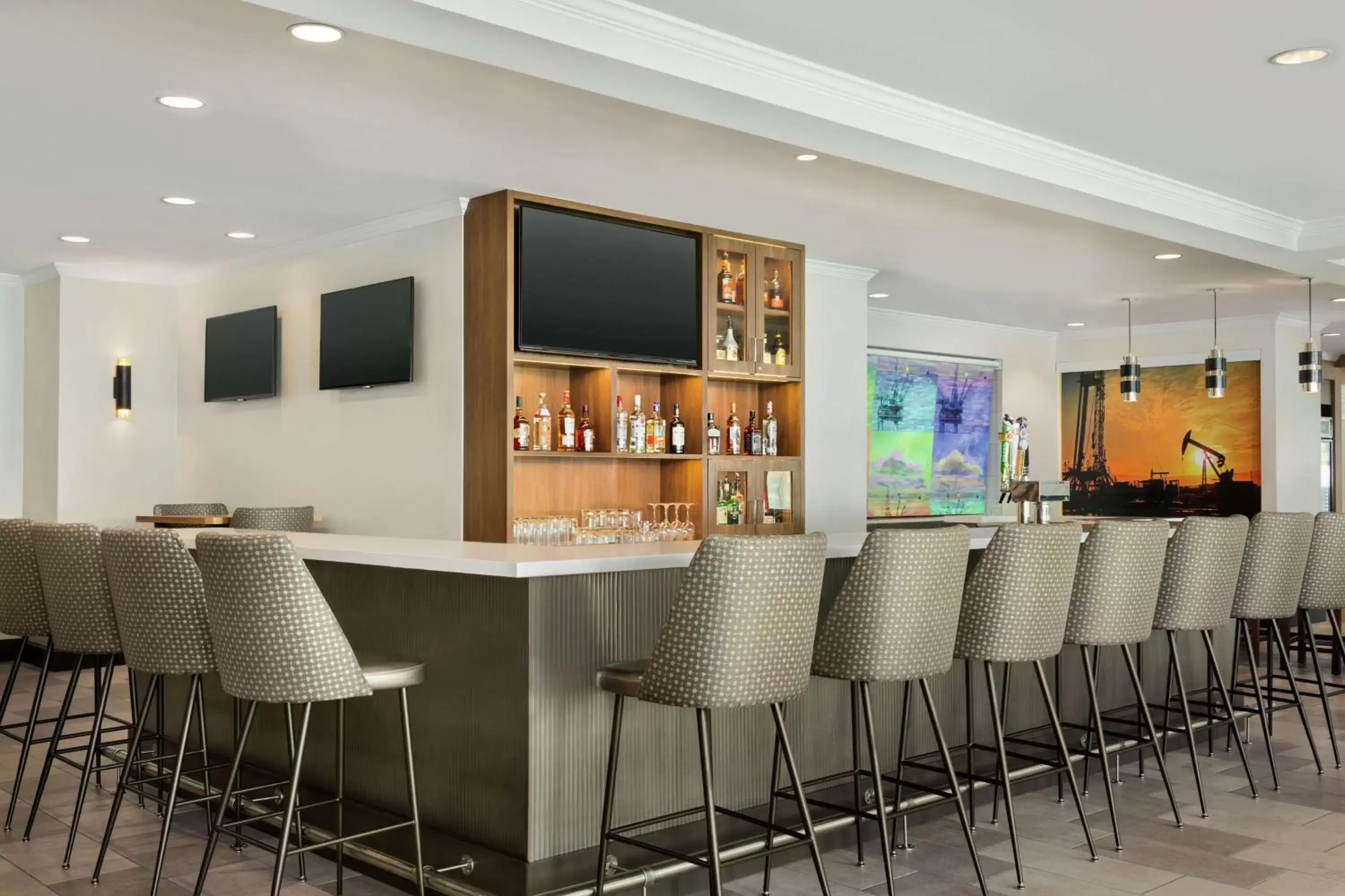 Lounge or bar, Lounge/Bar in Hilton Garden Inn Houston Energy Corridor