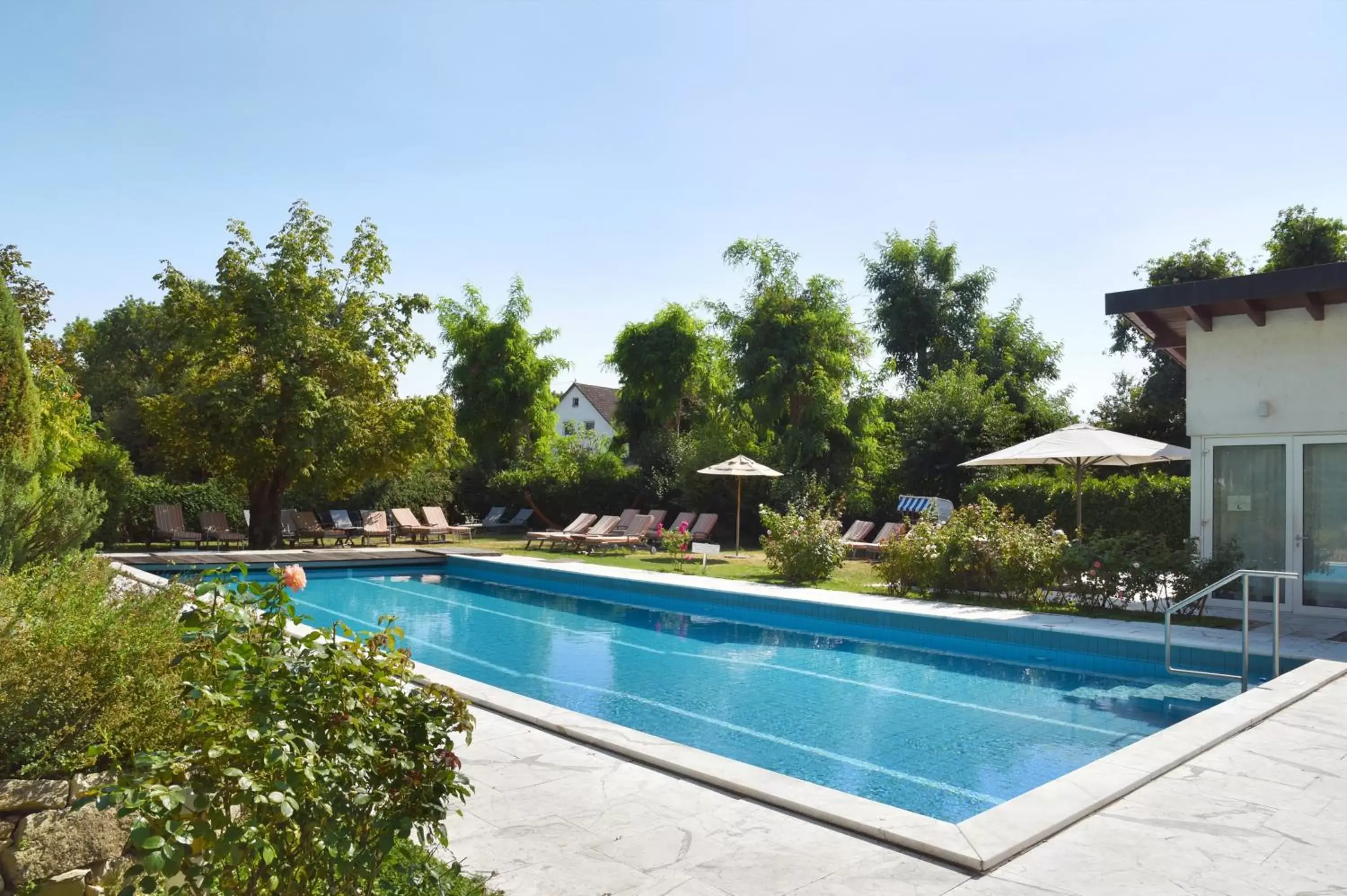 Swimming Pool in Hotel Hirschen in Freiburg-Lehen