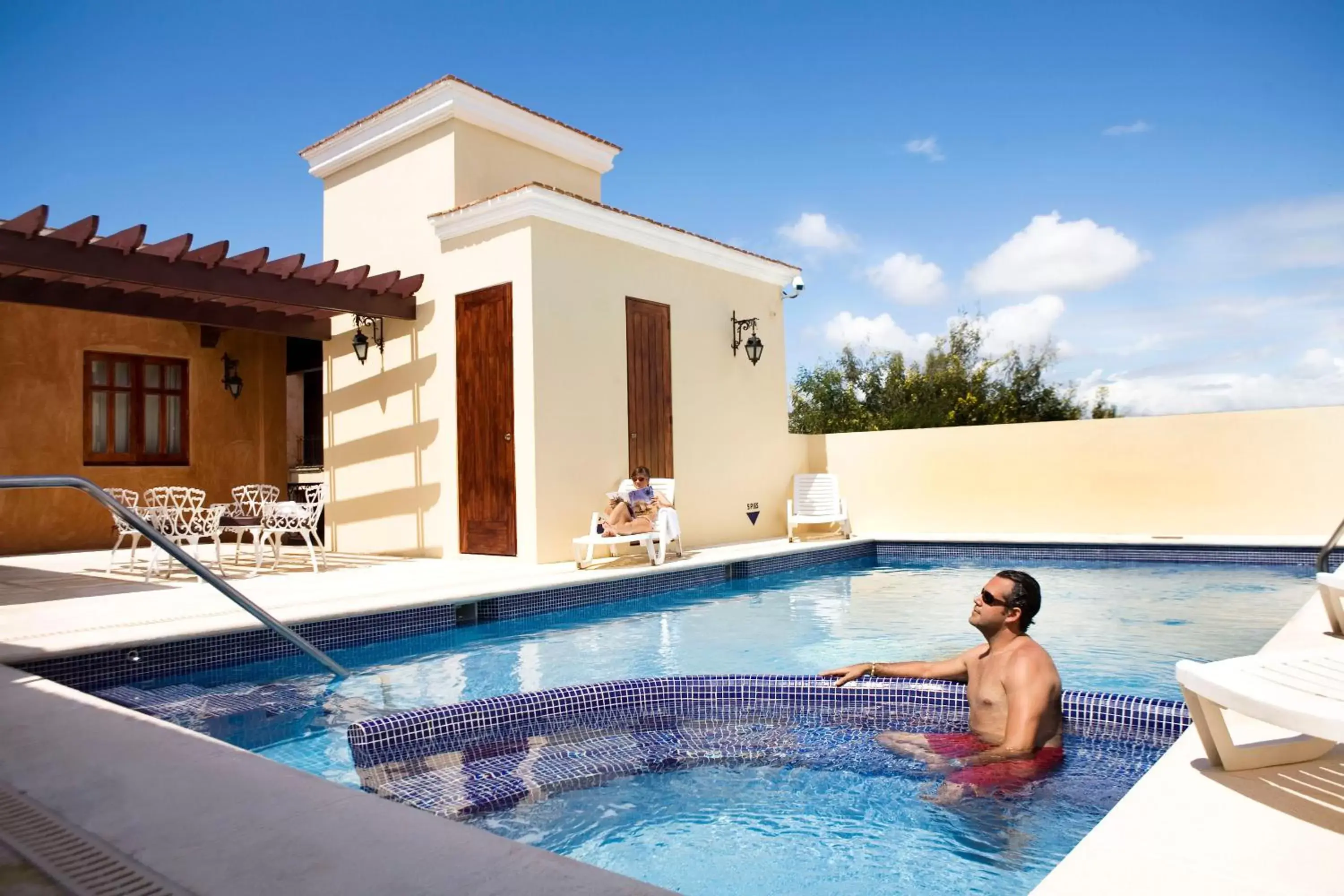 People, Swimming Pool in Boutique Hotel Palacio