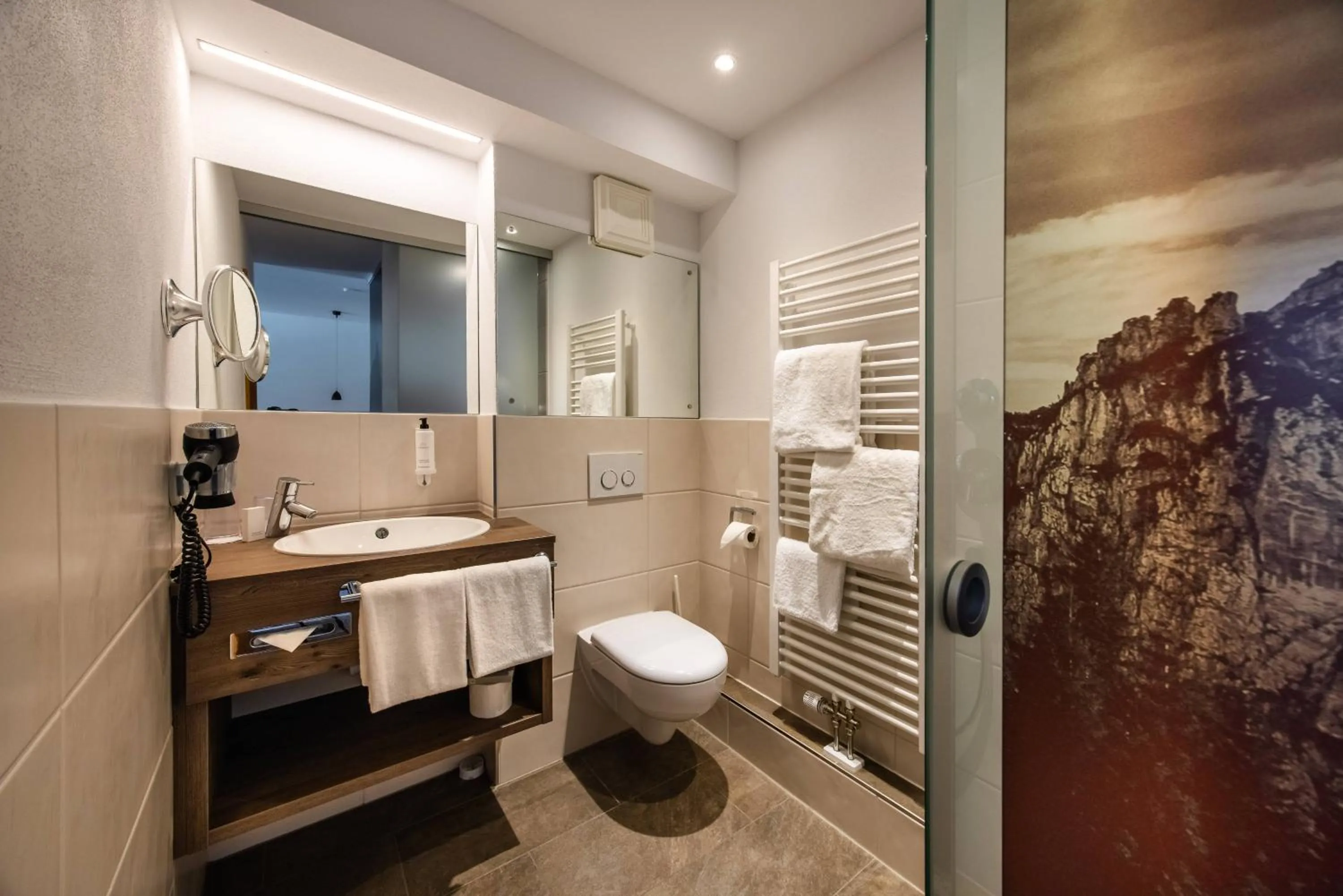 Bathroom in HELDs Vitalhotel