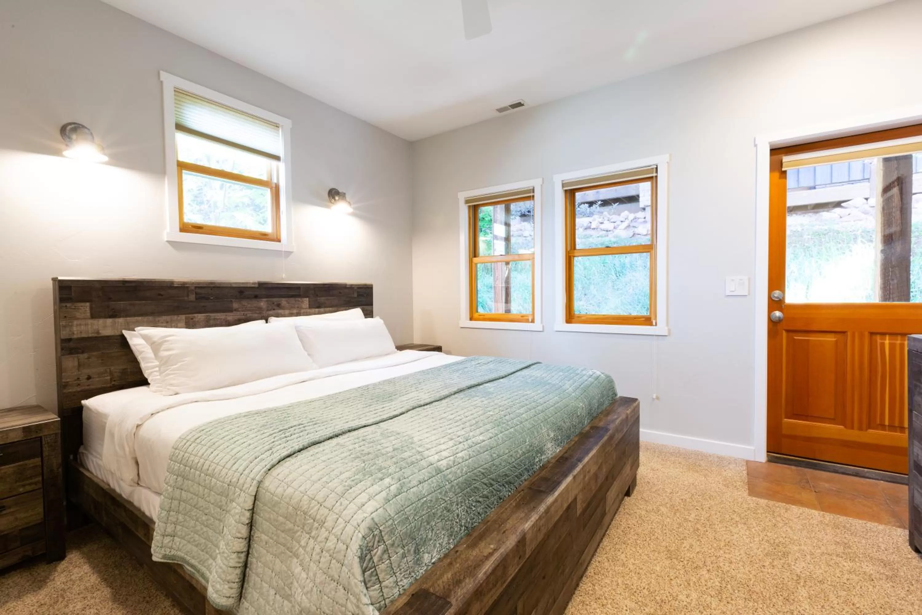 Bed in Moab Springs Ranch