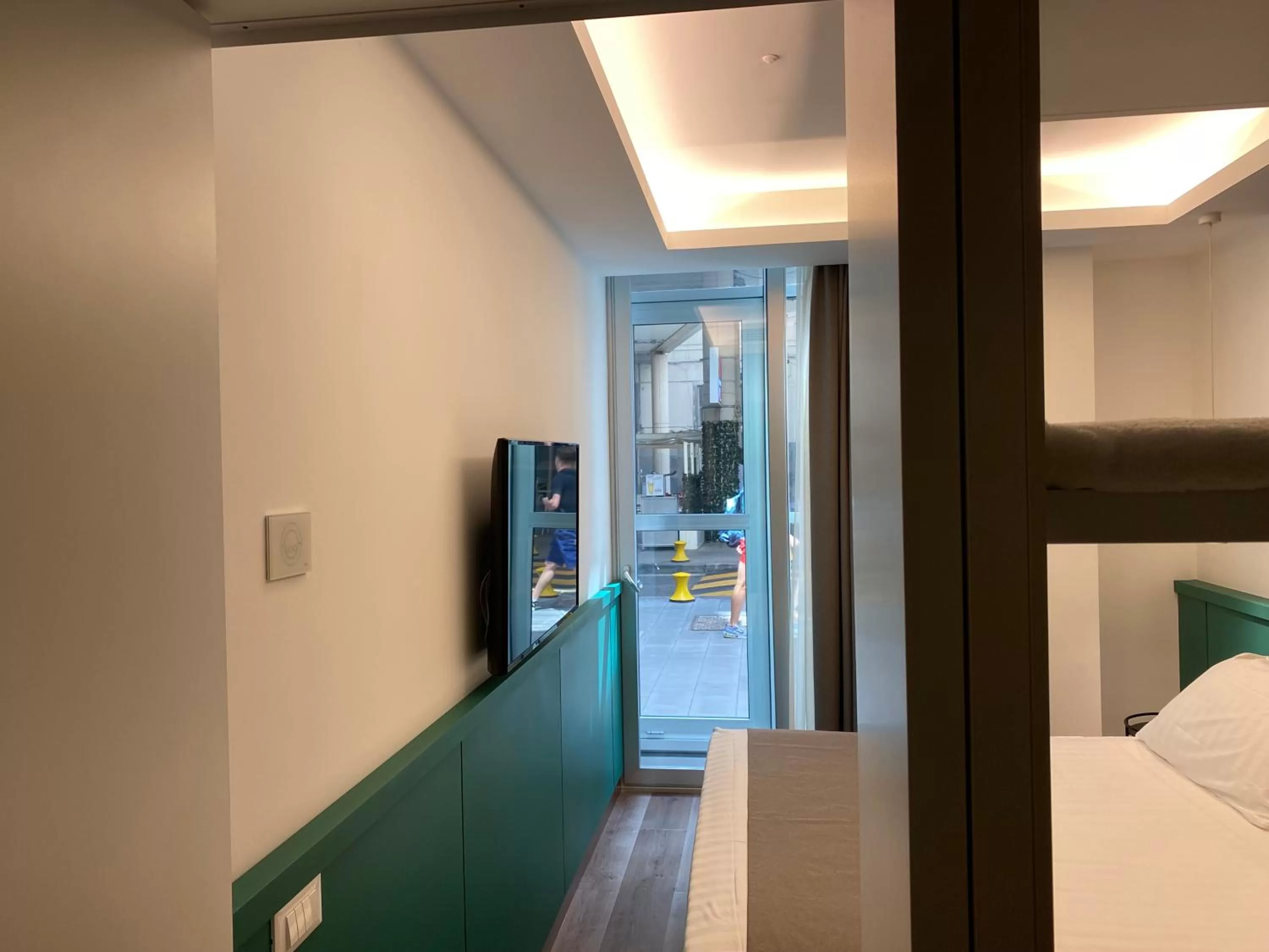 View (from property/room), Bed in Smart Hotel Napoli