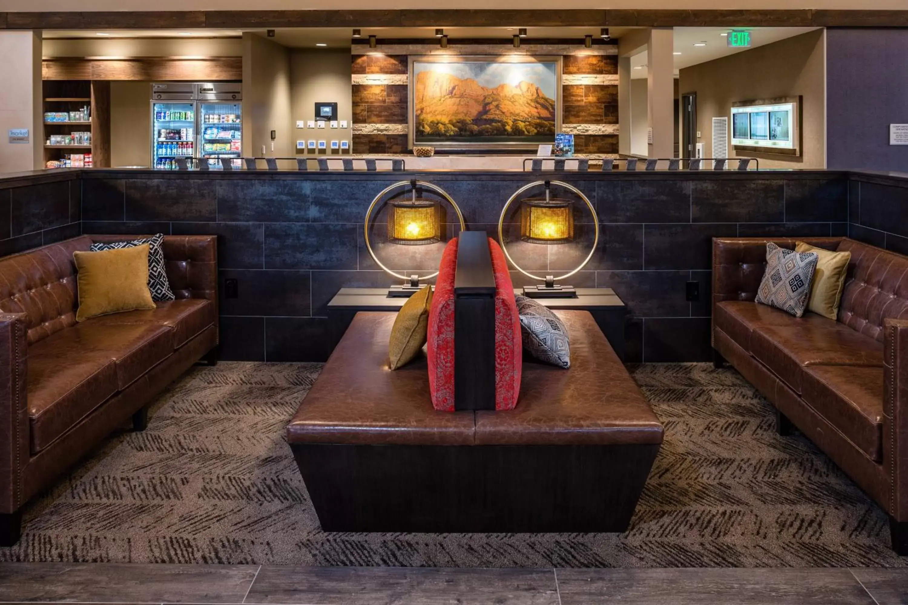 Lobby or reception, Lounge/Bar in SpringHill Suites by Marriott Springdale Zion National Park