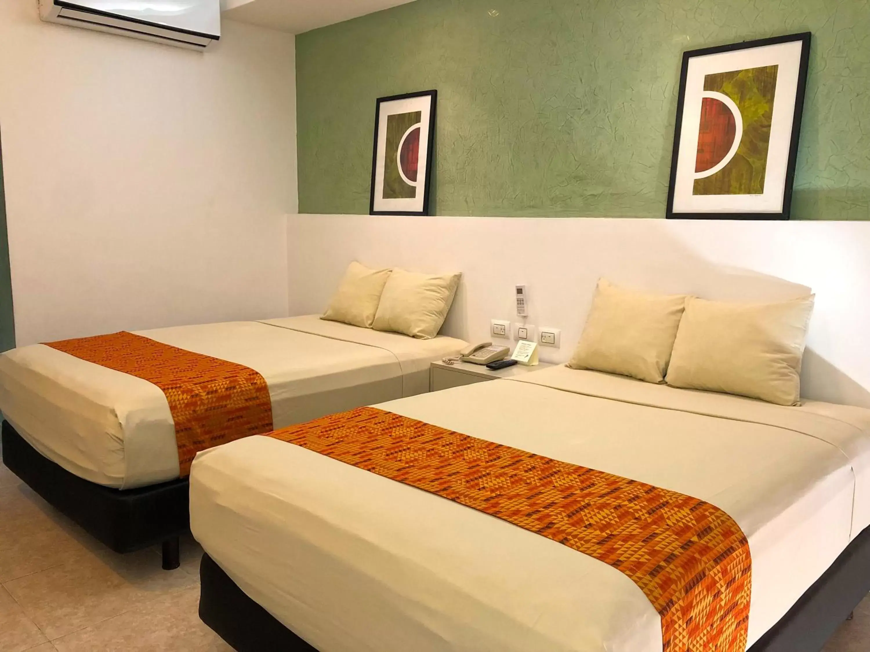 Bed in Hotel Los Cocos Chetumal