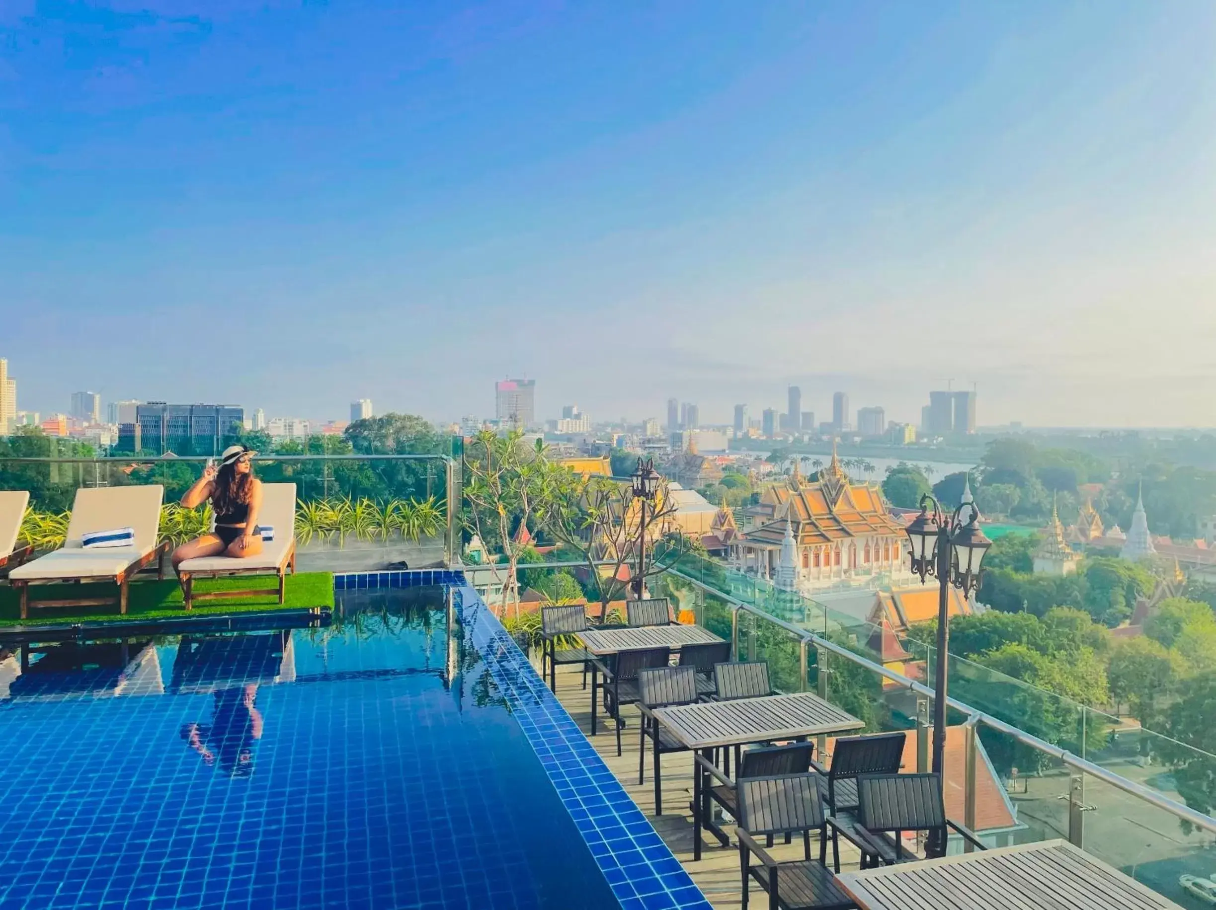 Swimming pool, Pool View in Le Botum Hotel