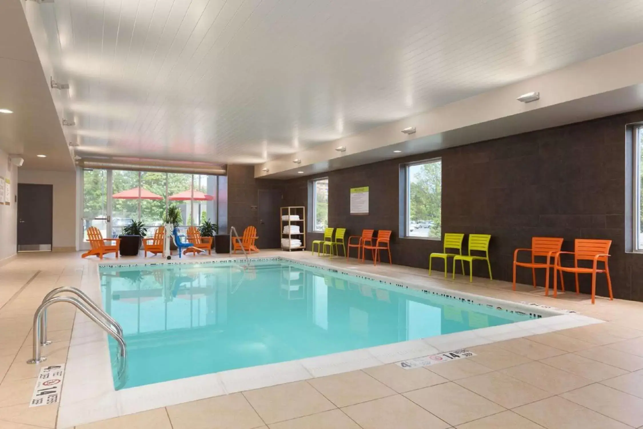 Pool view, Swimming Pool in Home2 Suites by Hilton Albany Airport/Wolf Rd