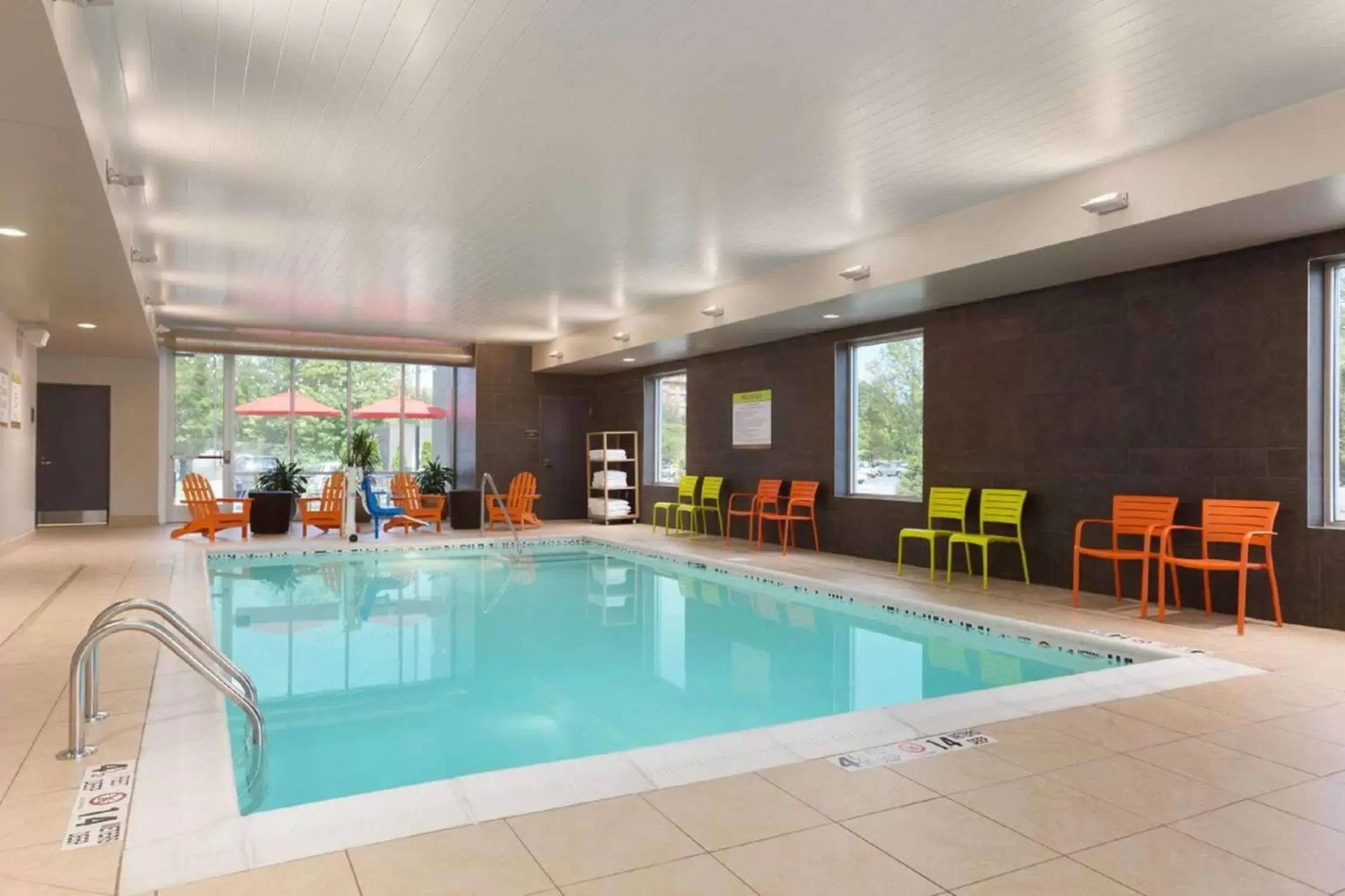 Pool view in Home2 Suites by Hilton Albany Airport/Wolf Rd Pool view in Home2 Suites by Hilton Albany Airport/Wolf Rd