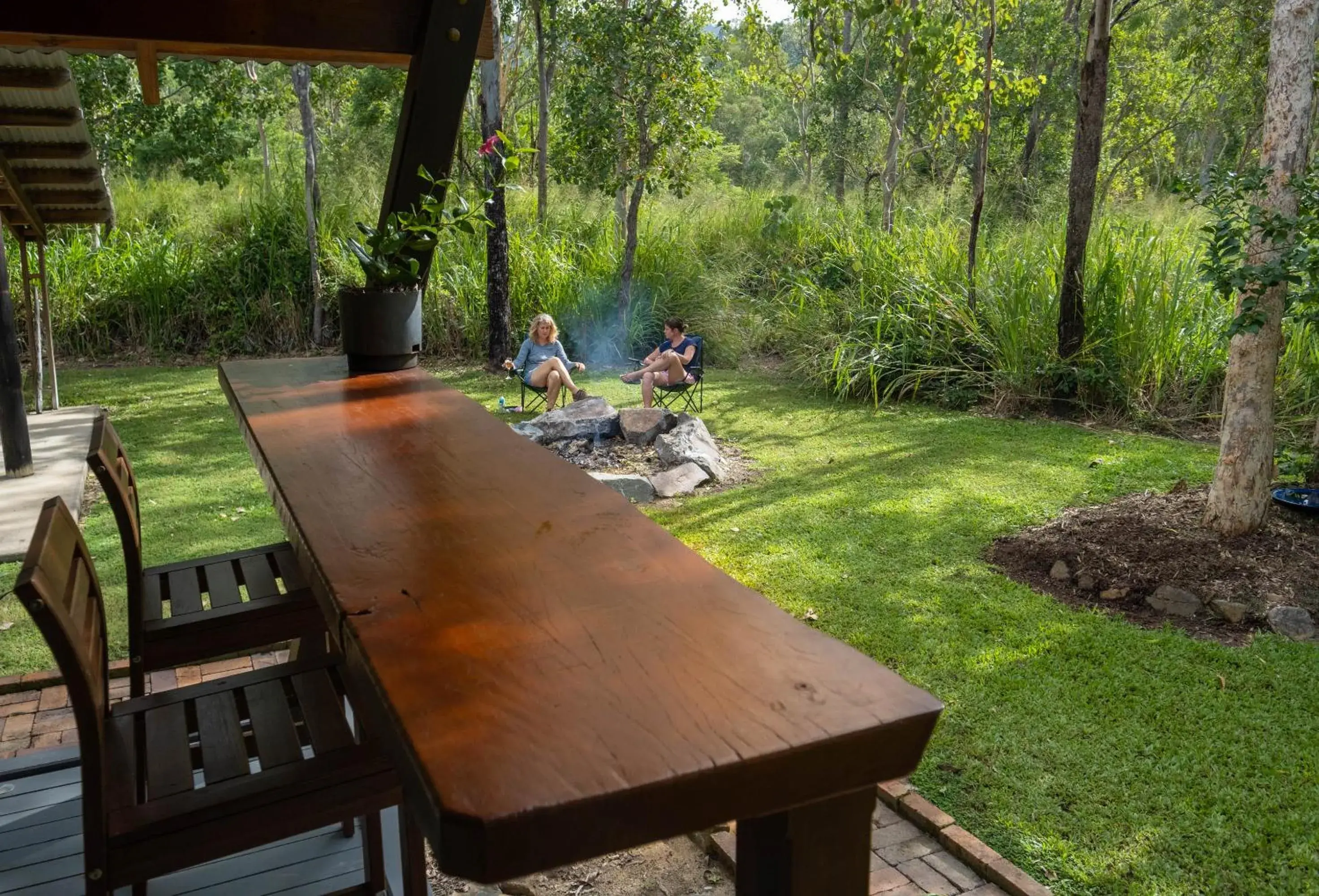 Balcony/Terrace in Airlie Beach Eco Cabins - Adults Only