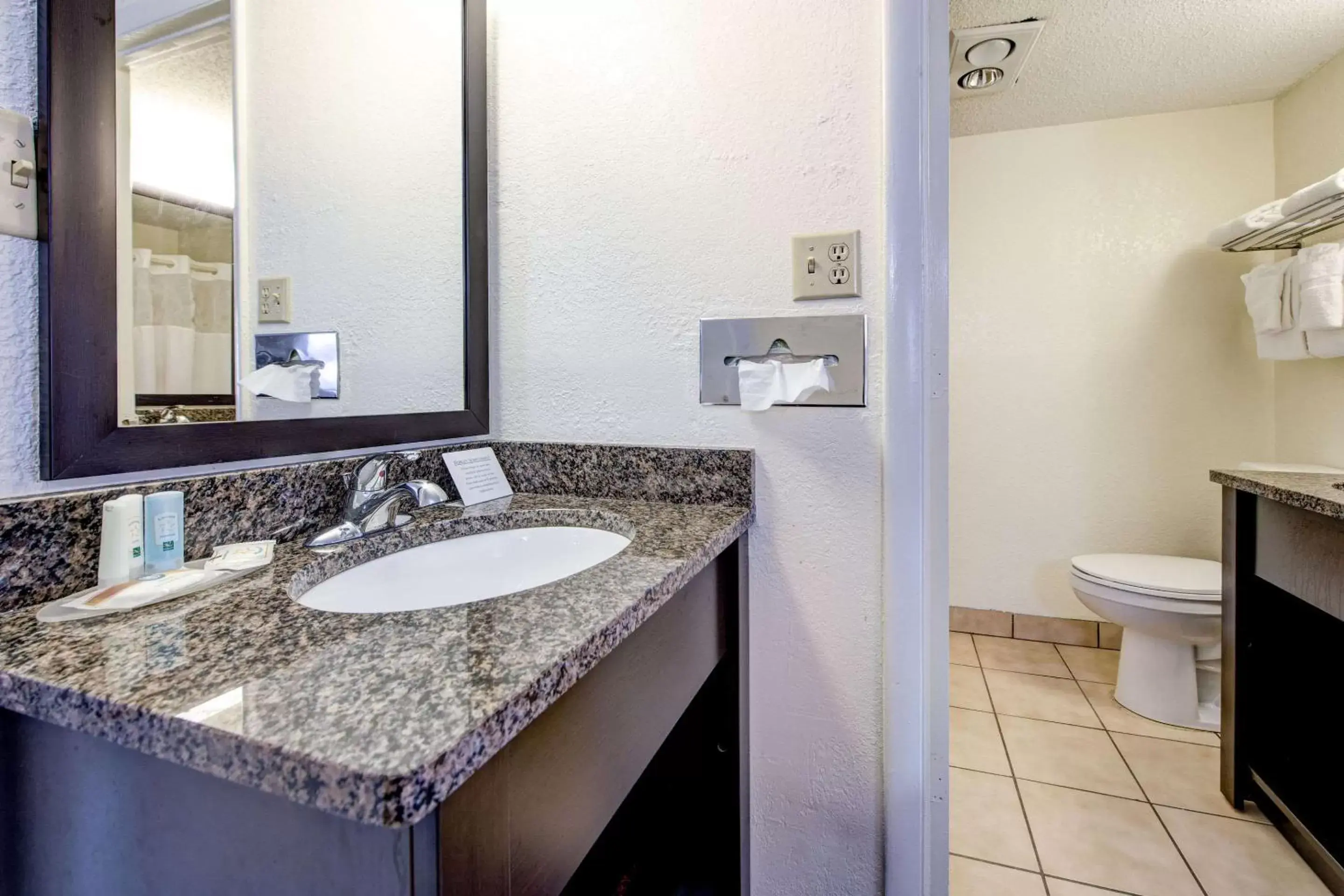 Bathroom in Quality Inn Creekside - Downtown Gatlinburg