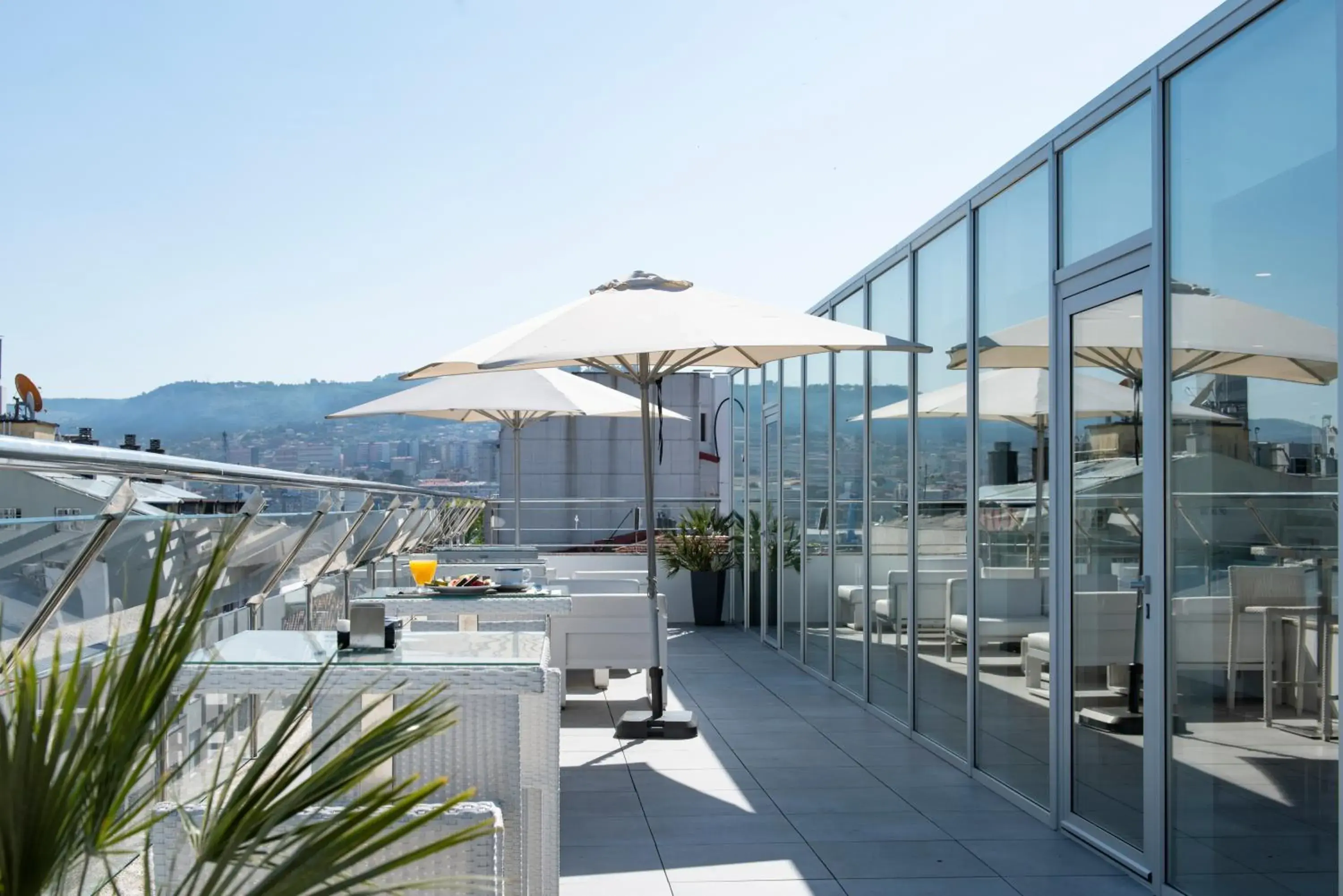 Balcony/Terrace in Hotel America Vigo