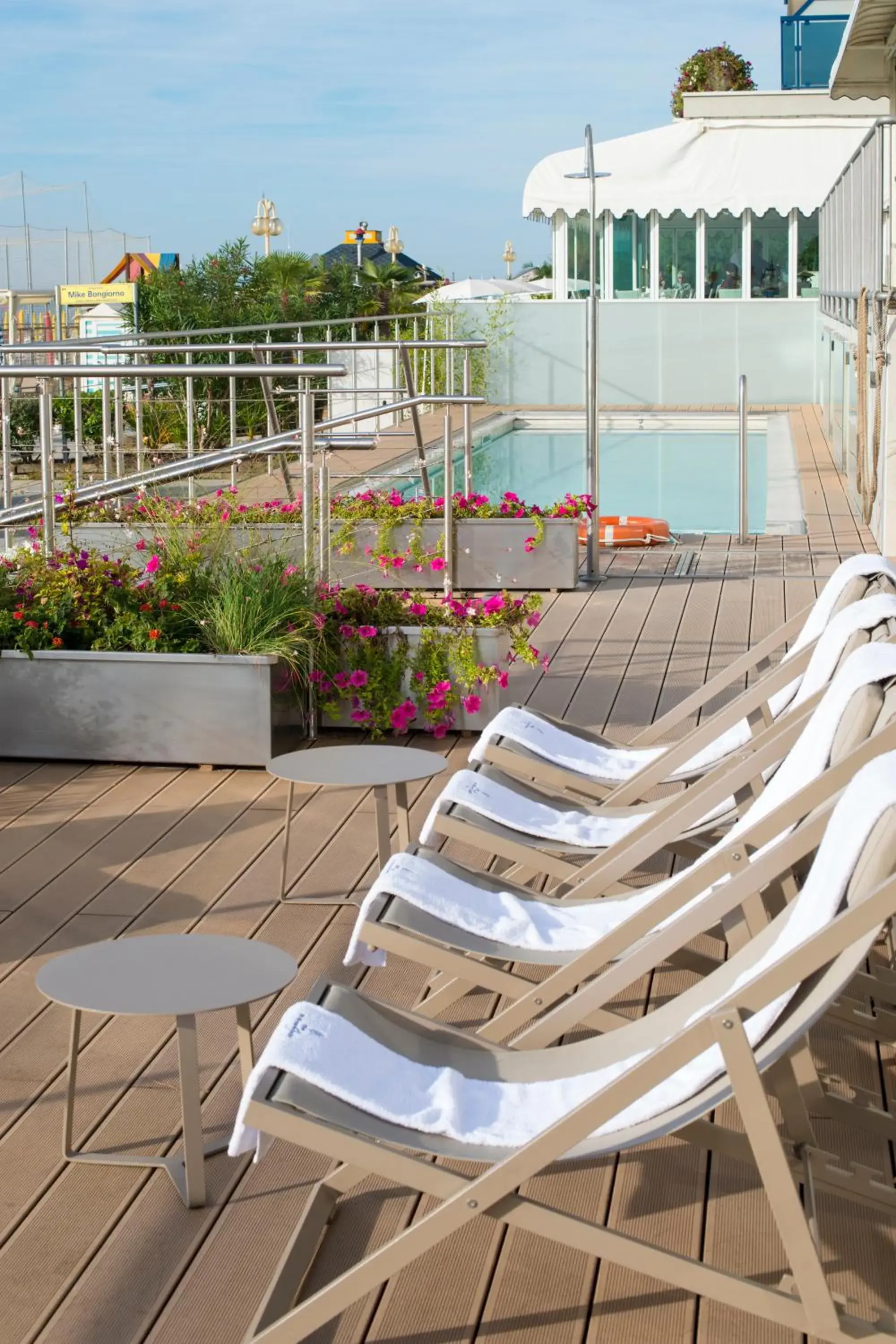 Patio, Balcony/Terrace in Hotels Vidi Miramare & Delfino