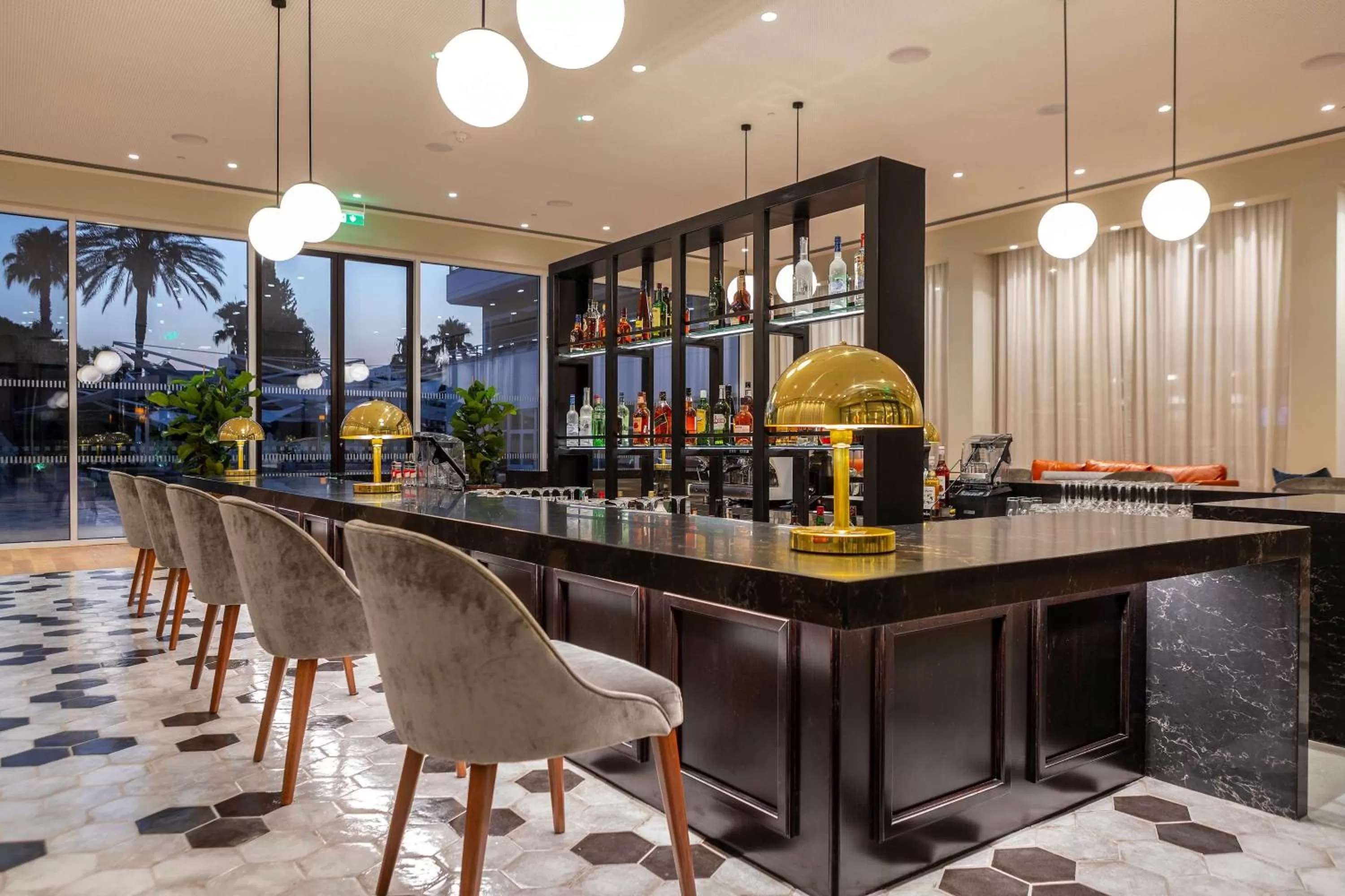 Lounge or bar in Hilton Nicosia