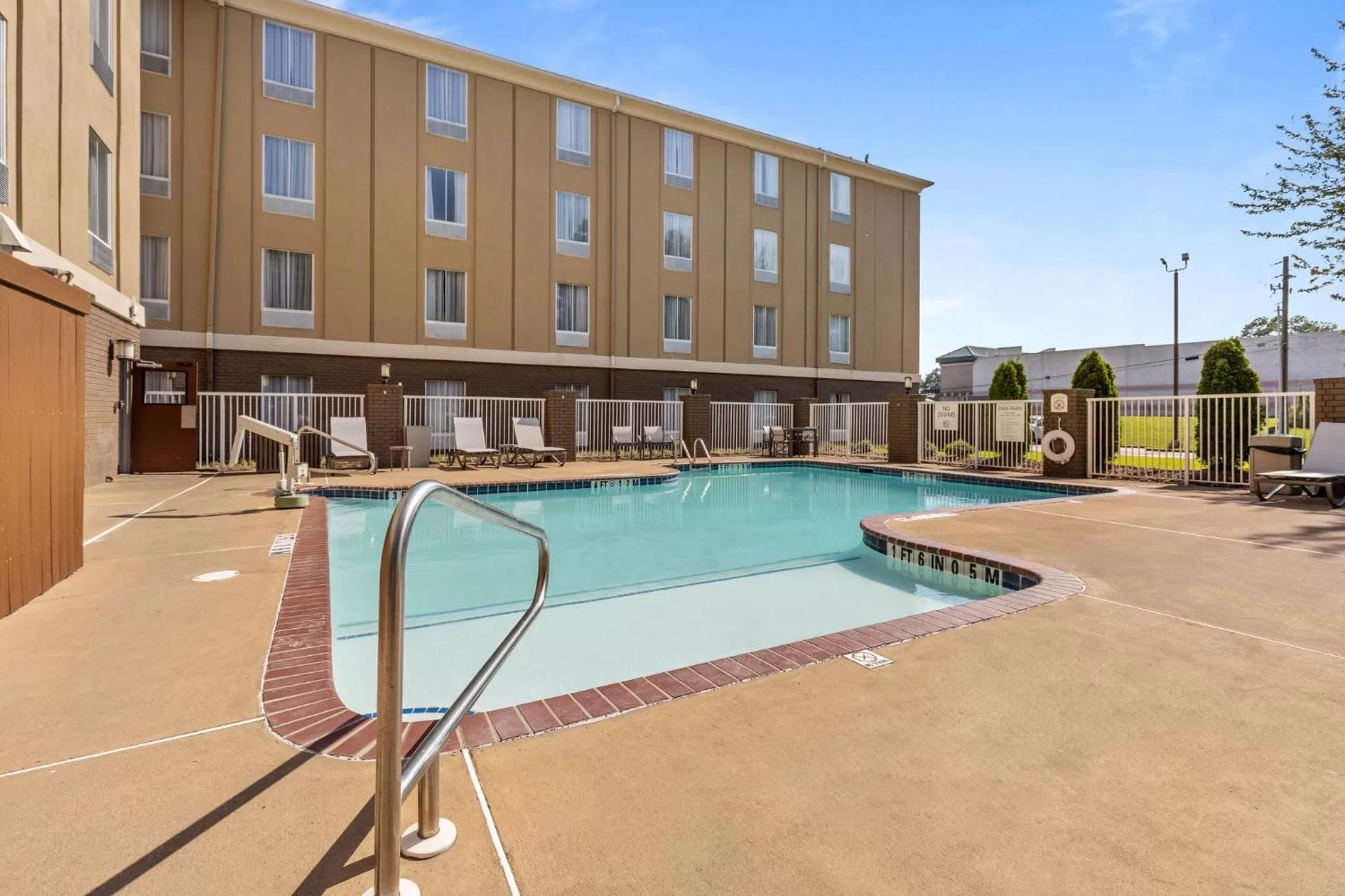 Swimming Pool in Holiday Inn Express Hotel & Suites Starkville, an IHG Hotel