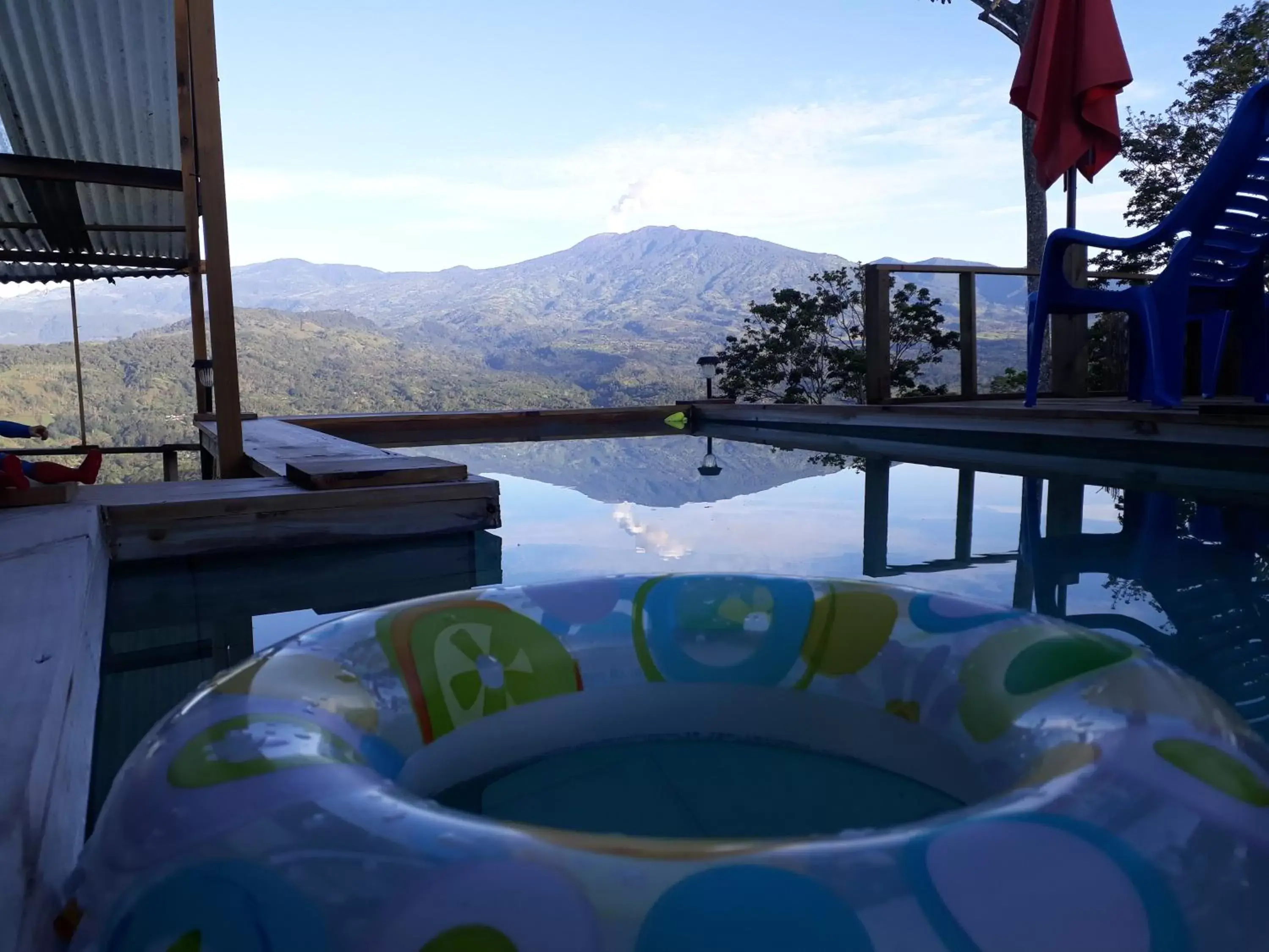 Swimming pool, Mountain View in Bella Vista Ranch Ecolodge