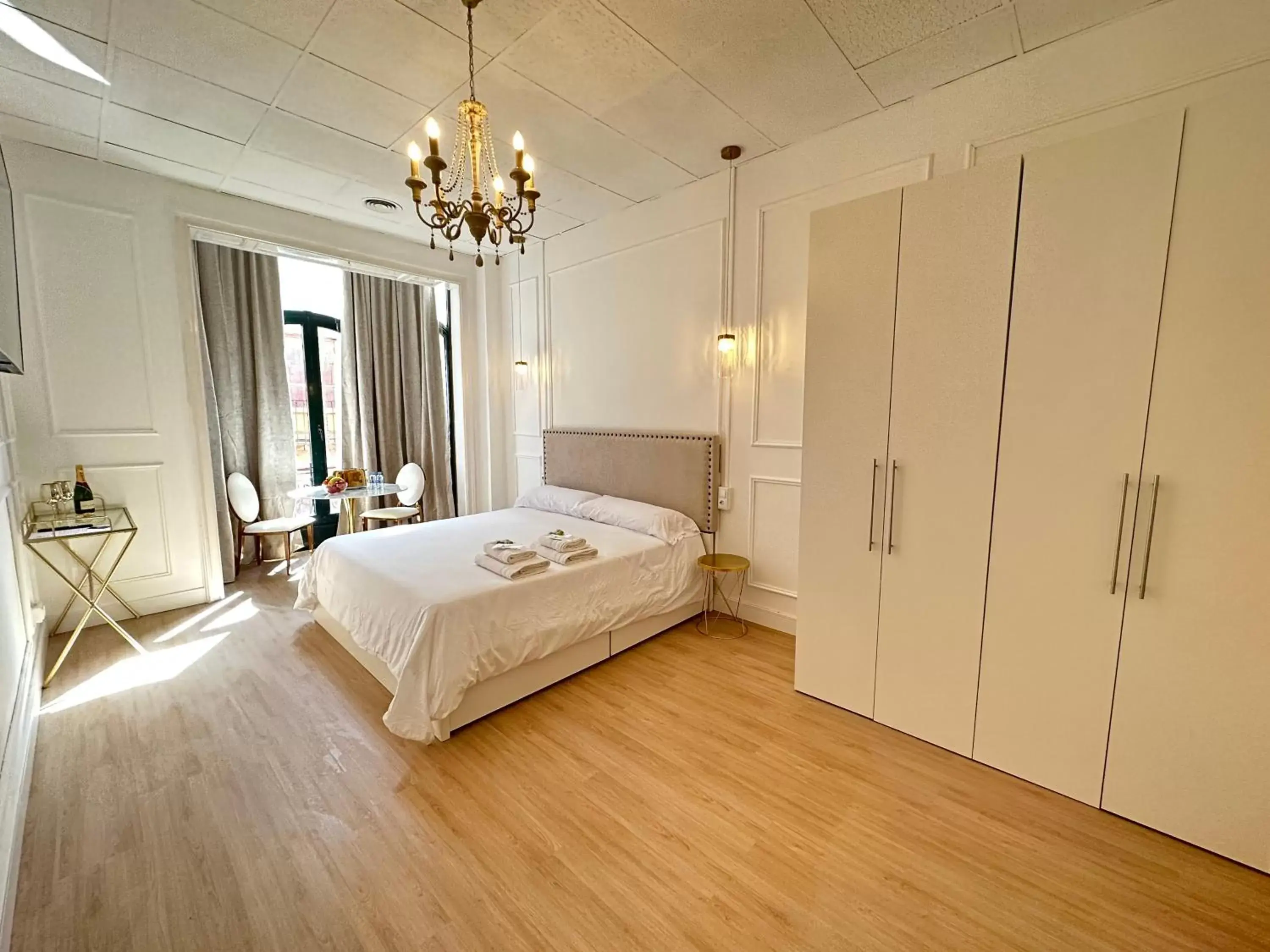 Bed in Siboni Luxury Rooms - Adults Only