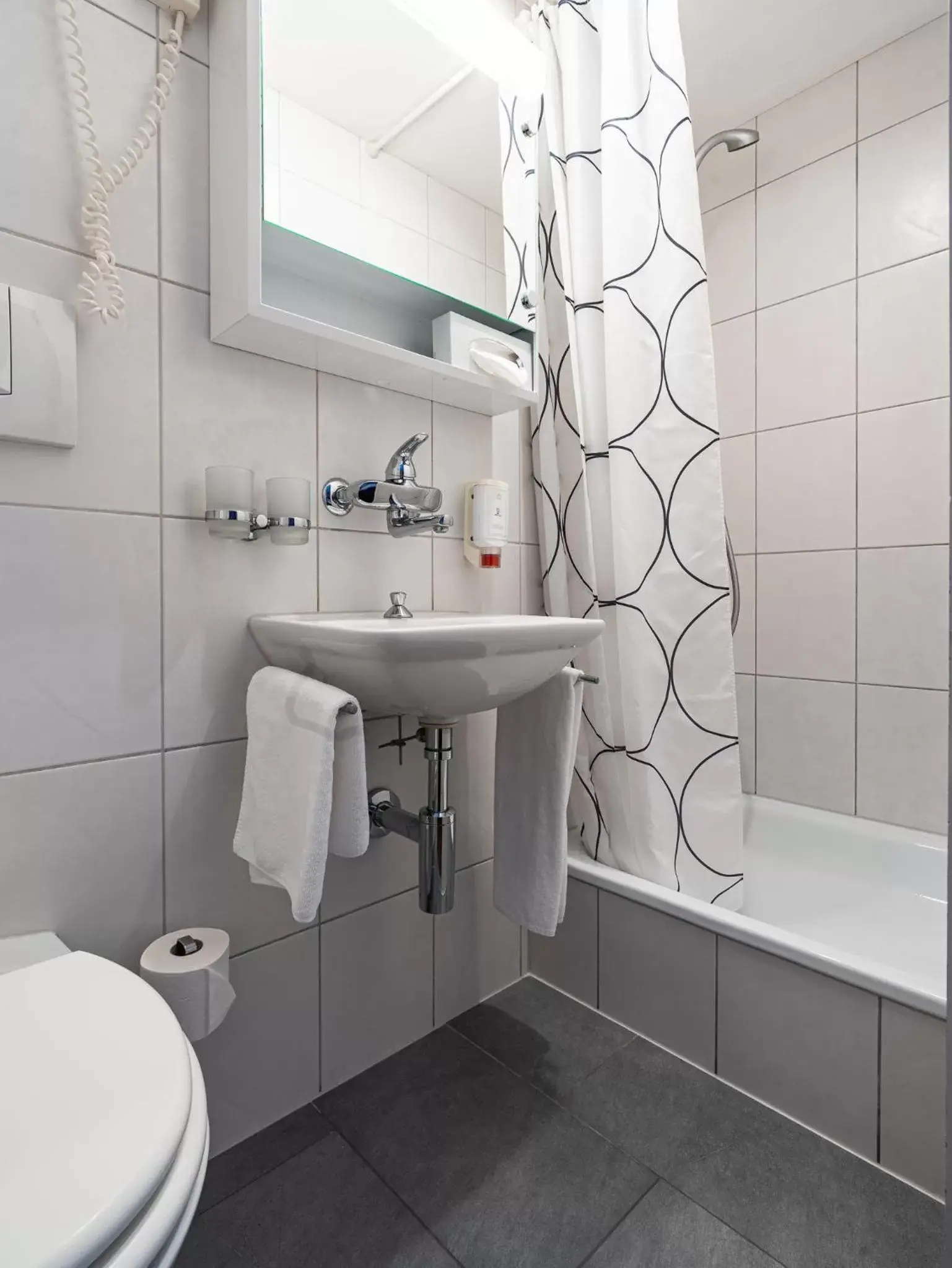 Shower, Bathroom in Hotel Murten