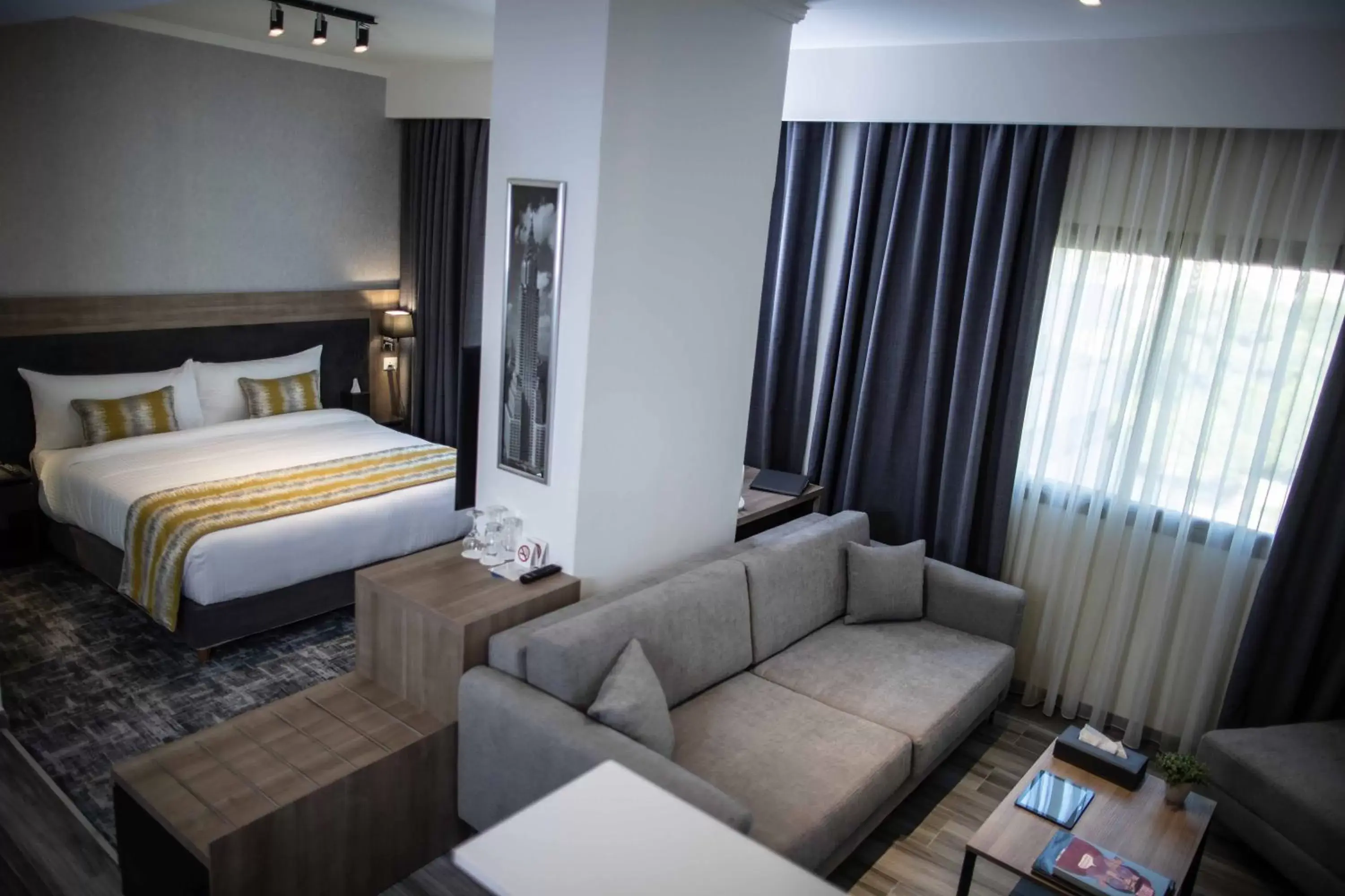 Living room, Bed in Hotel De Ville Living room, Bed in Hotel De Ville