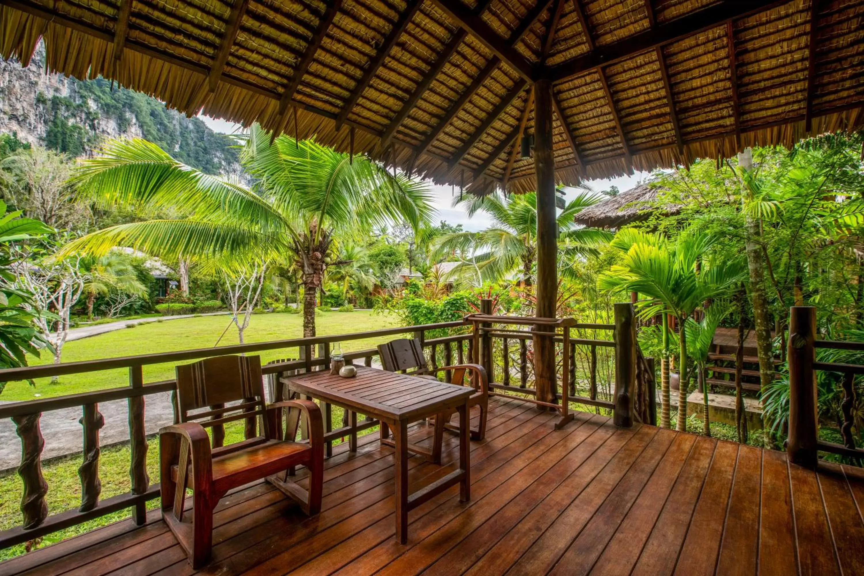 Natural landscape, Balcony/Terrace in Ban Sainai Resort- SHA Extra Plus Aonang's Green Resort
