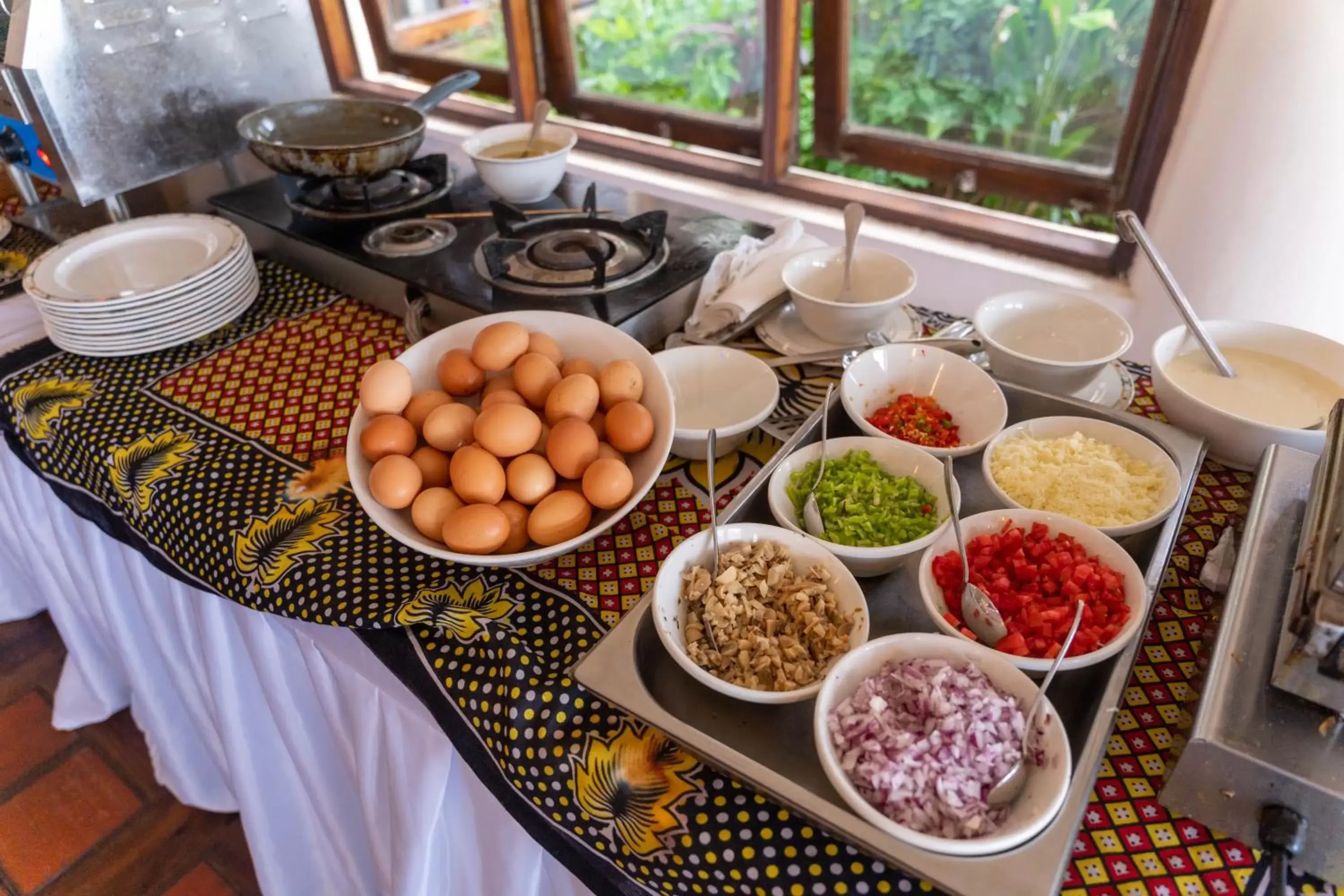 Breakfast in Zanzibar Serena Hotel Breakfast in Zanzibar Serena Hotel