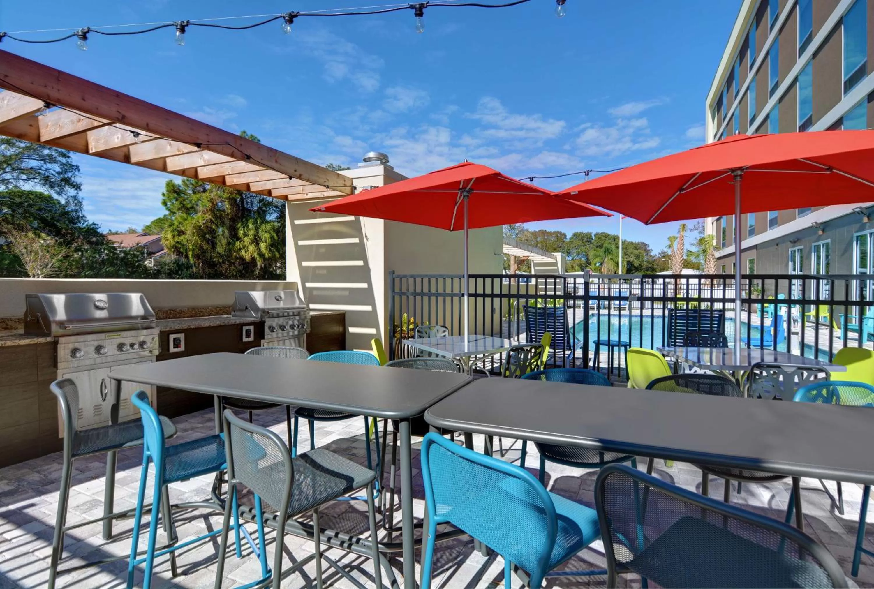 Patio in Home2 Suites By Hilton Largo, Fl