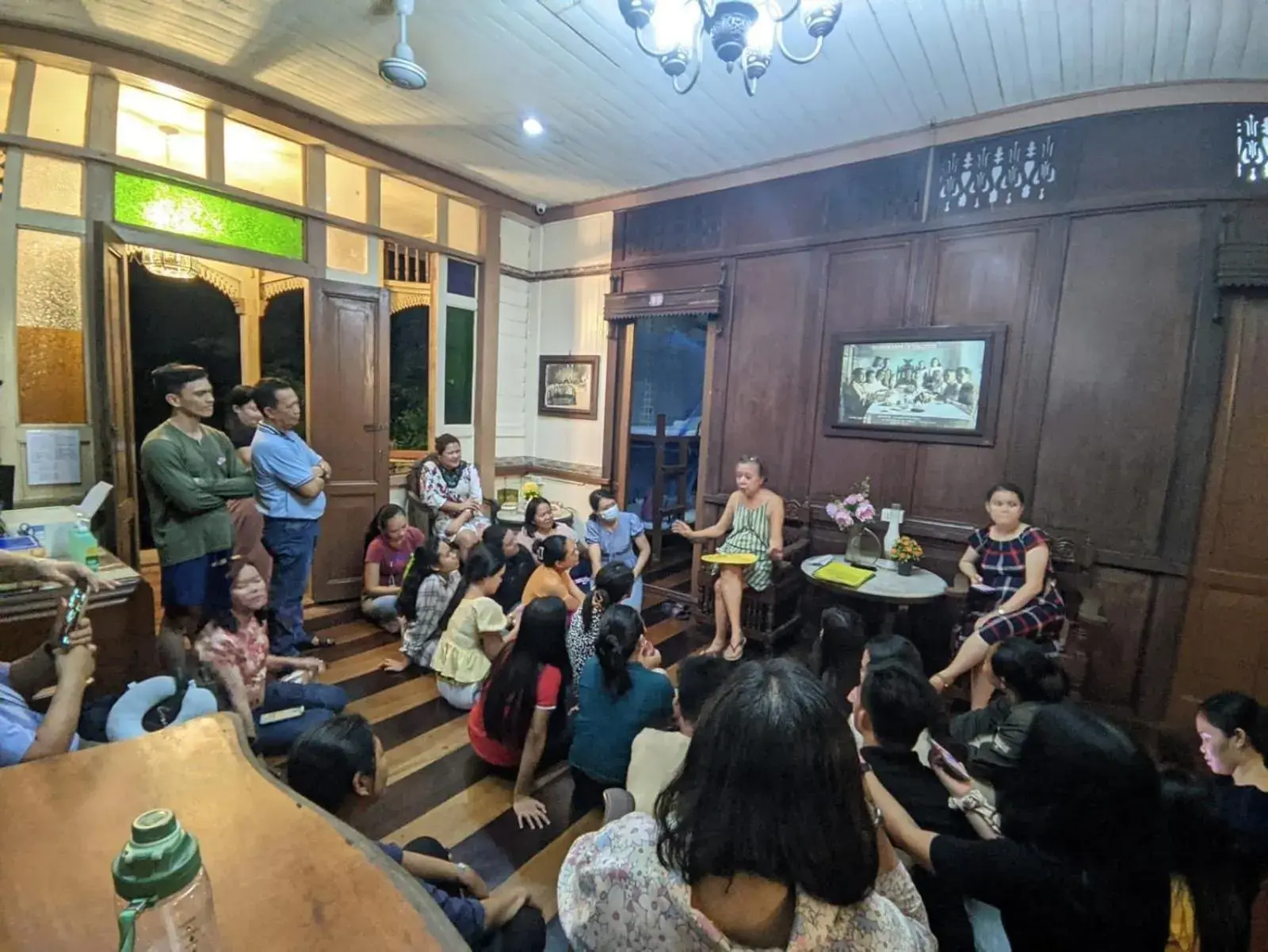 Living room, Restaurant/Places to Eat in Oasis Balili Heritage Lodge