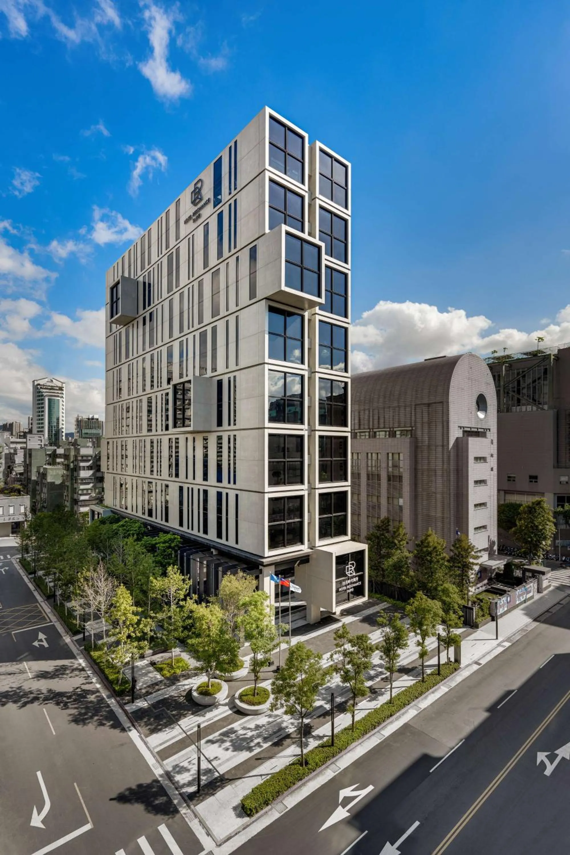 Property building in Hotel Resonance Taipei, Tapestry Collection by Hilton