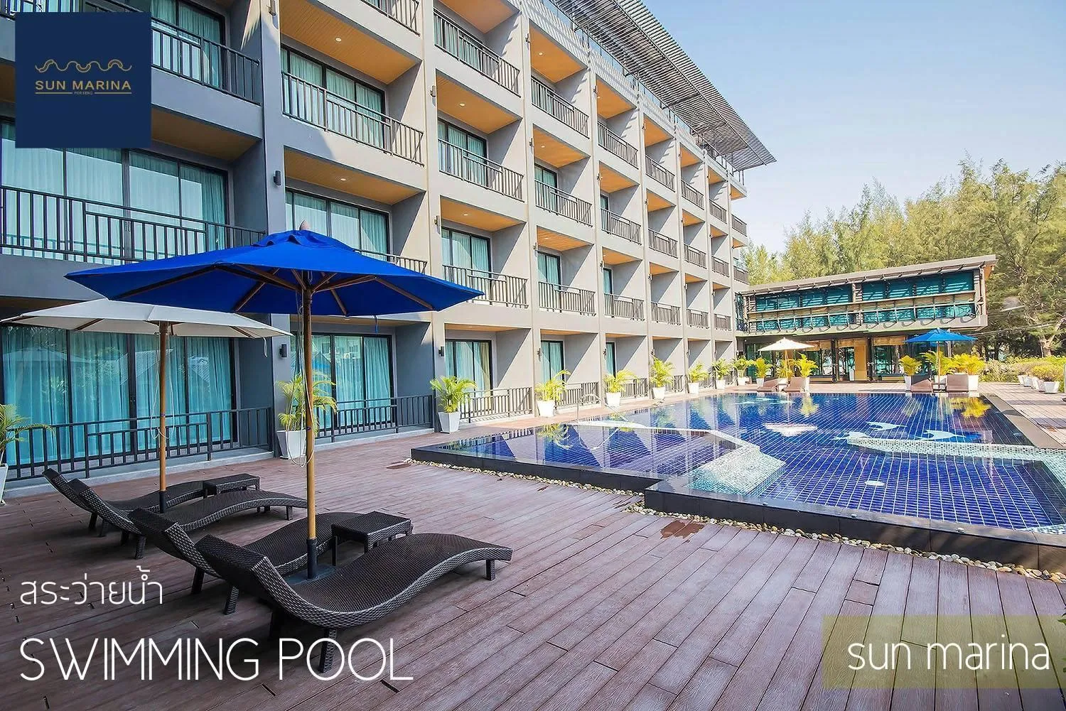 Pool view in Sun Marina Cha-Am