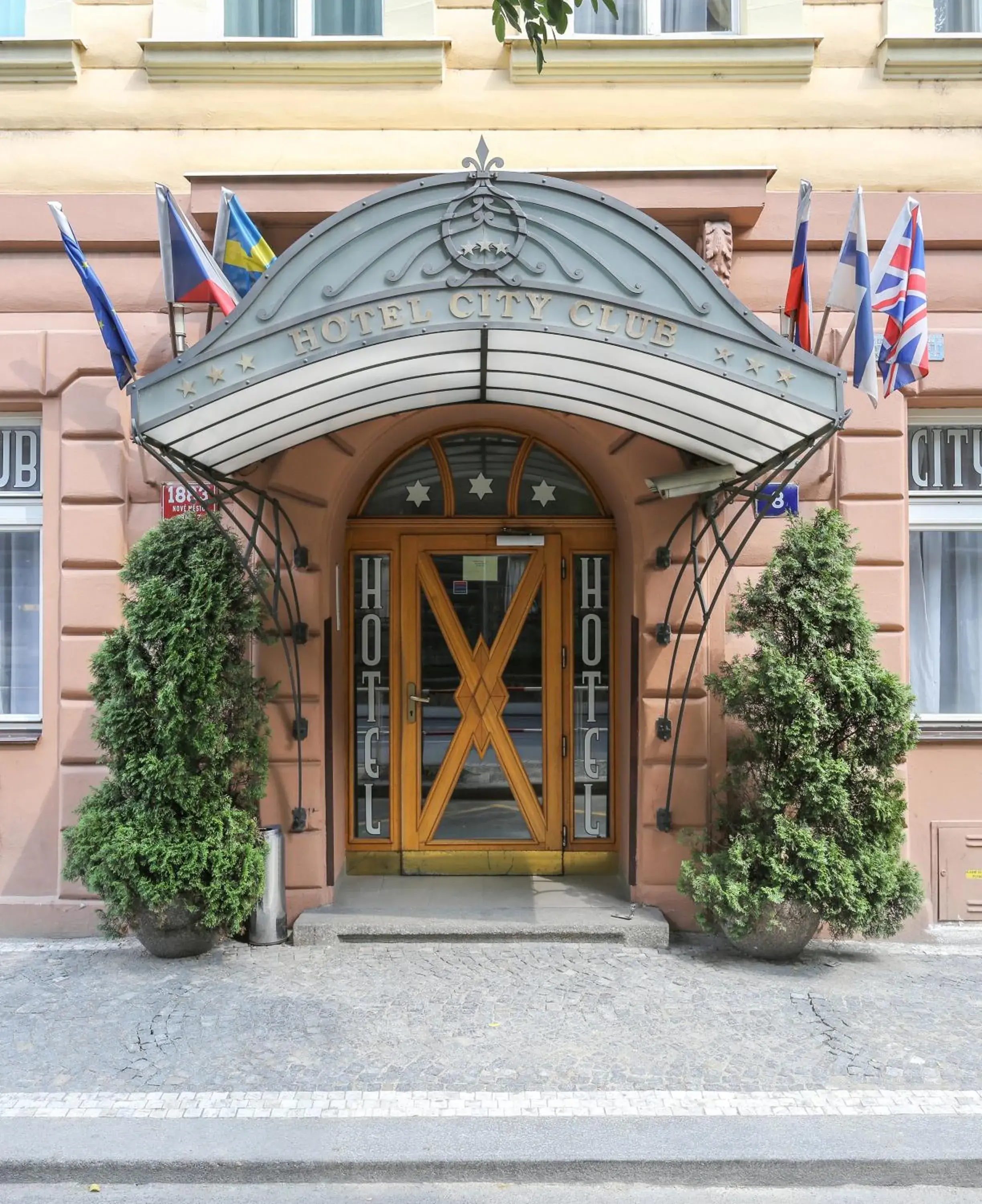 Facade/entrance in City Club Prague