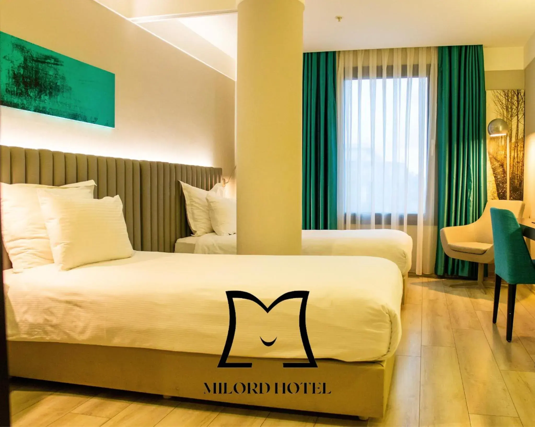 Bed in Milord Hotel