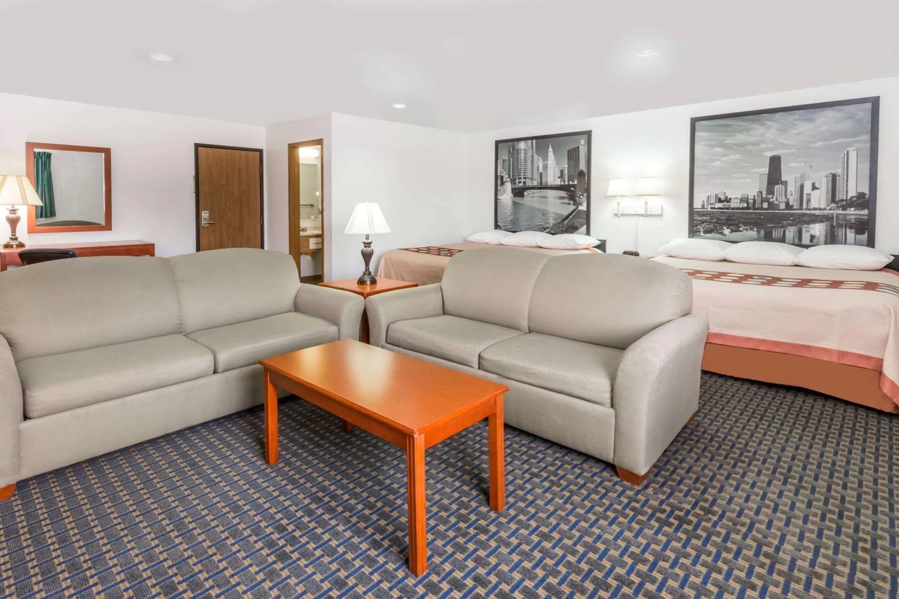 Photo of the whole room, Bed in Super 8 by Wyndham Rock Falls Sterling Area