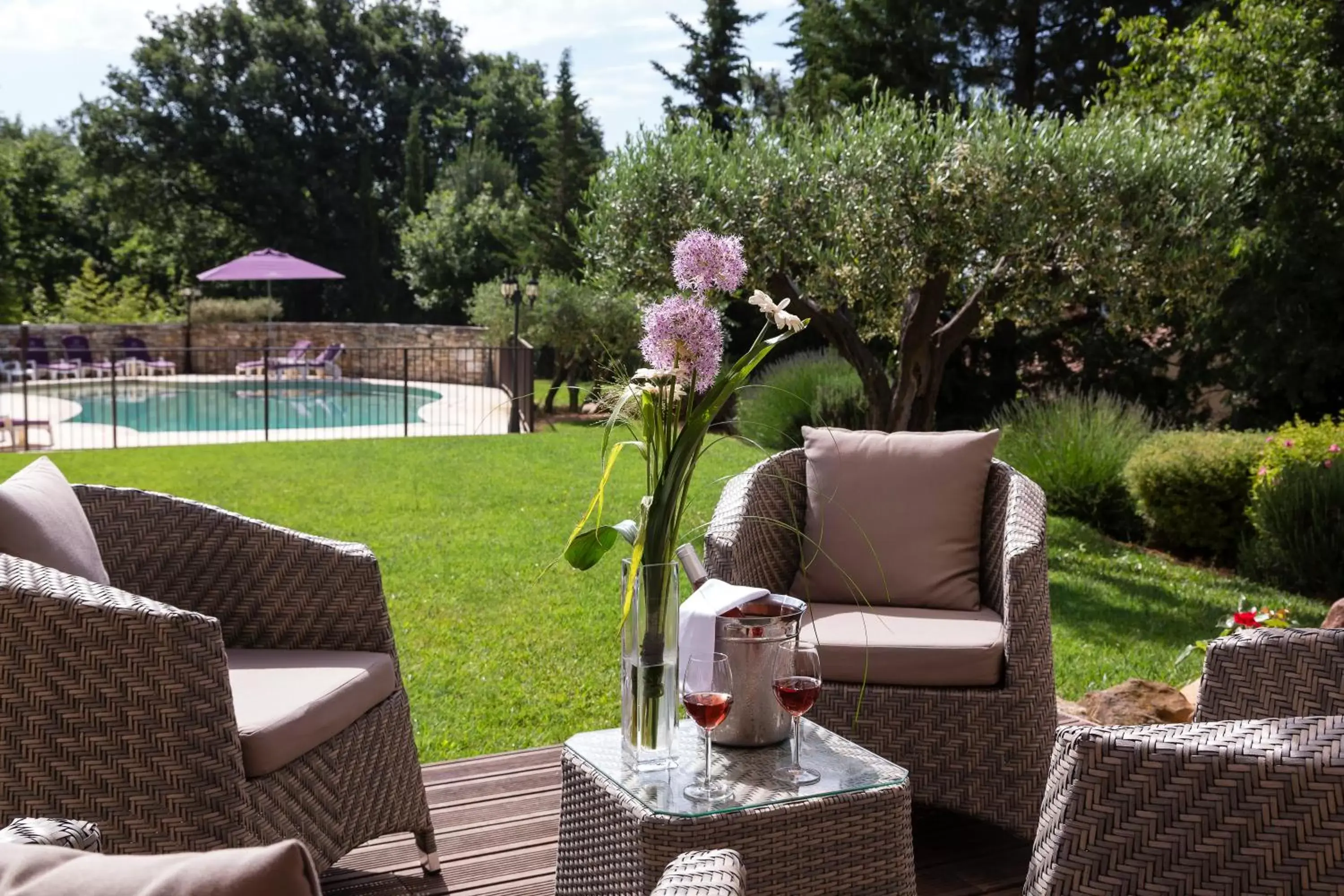 Balcony/Terrace in Le Clos De Pradines