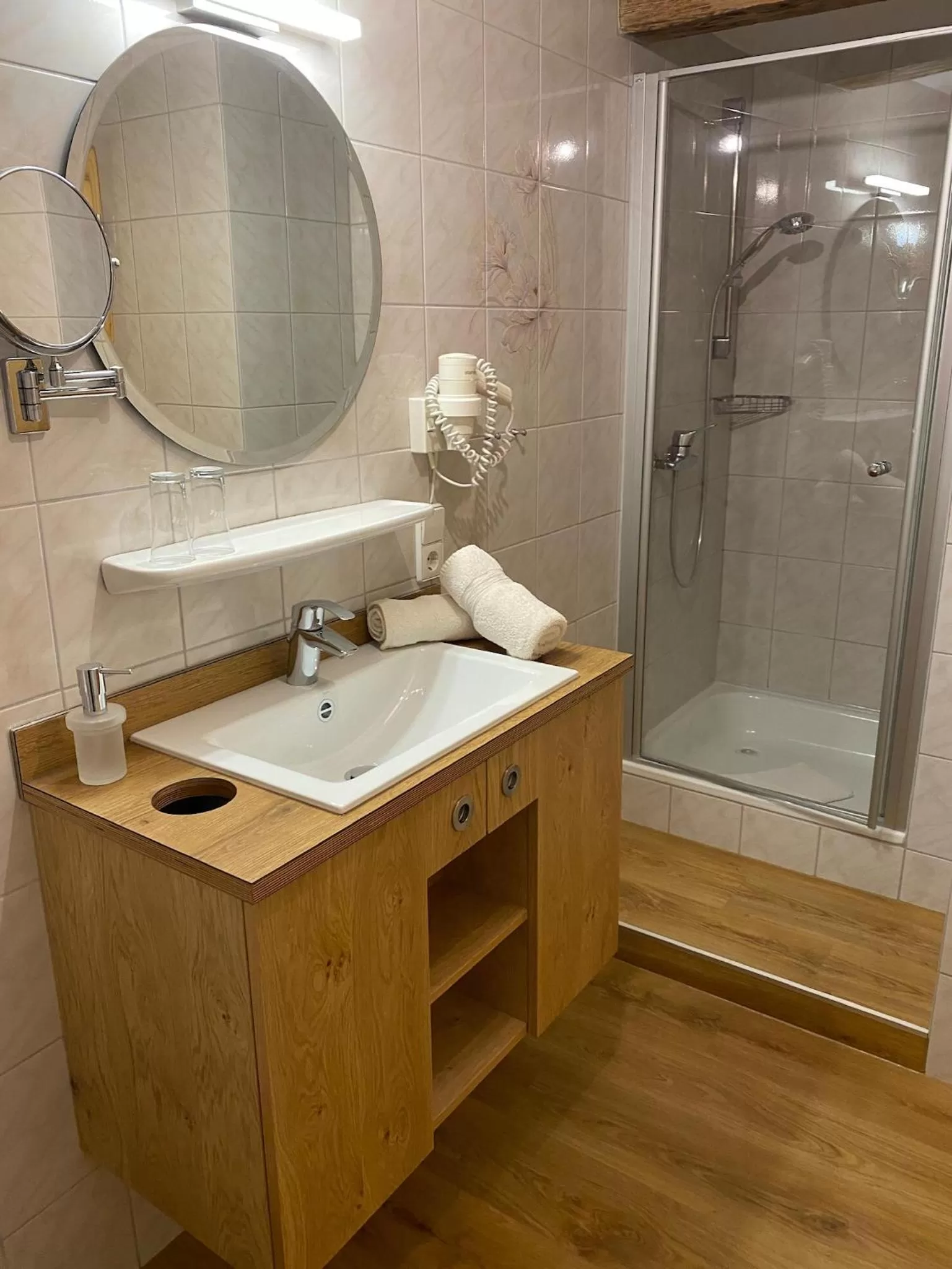 Bathroom in Gasthof - Pension - Adler