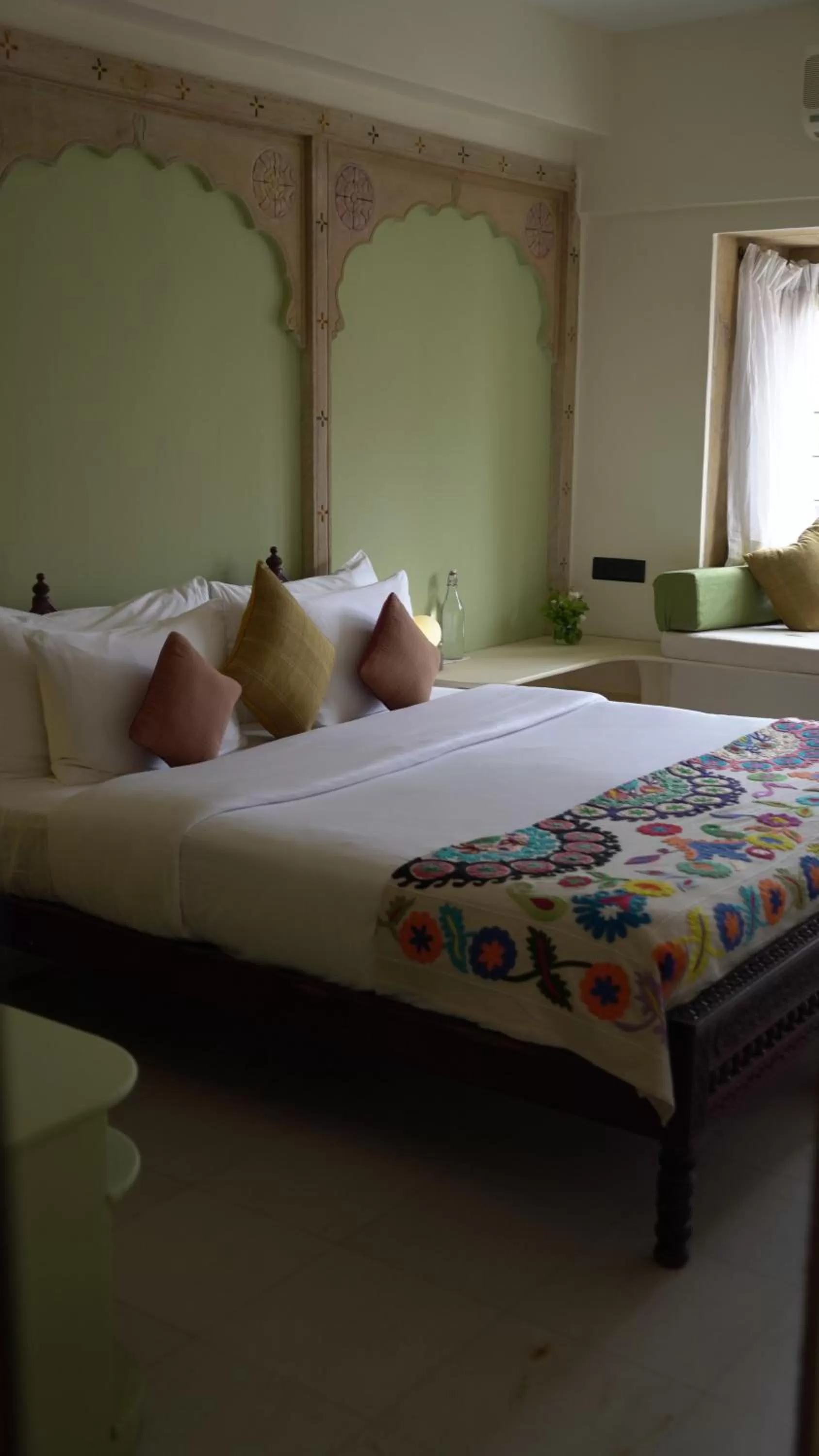 Bed in The Stepwell Hotel