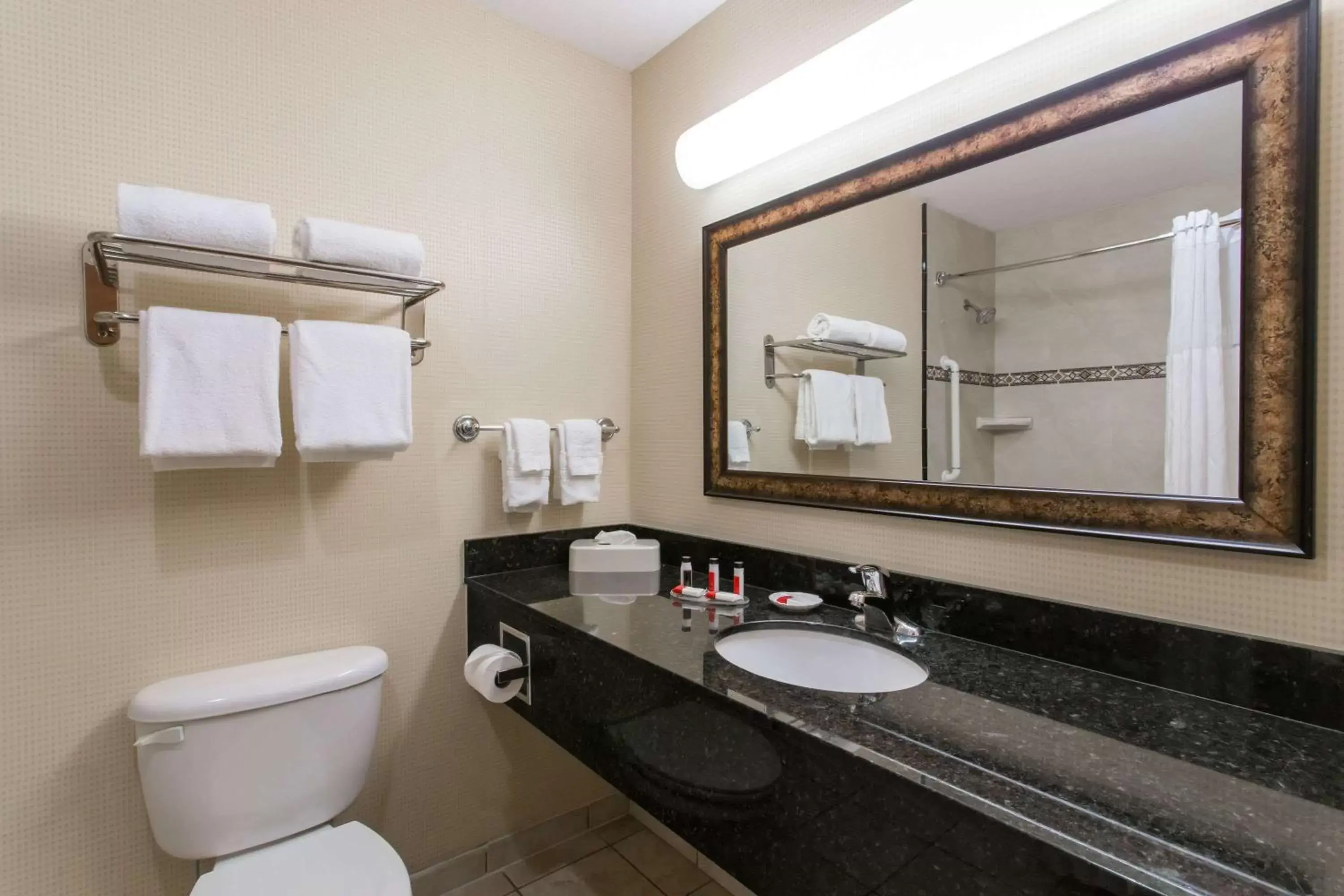 Bathroom in Days Inn & Suites by Wyndham Fort Pierce I-95