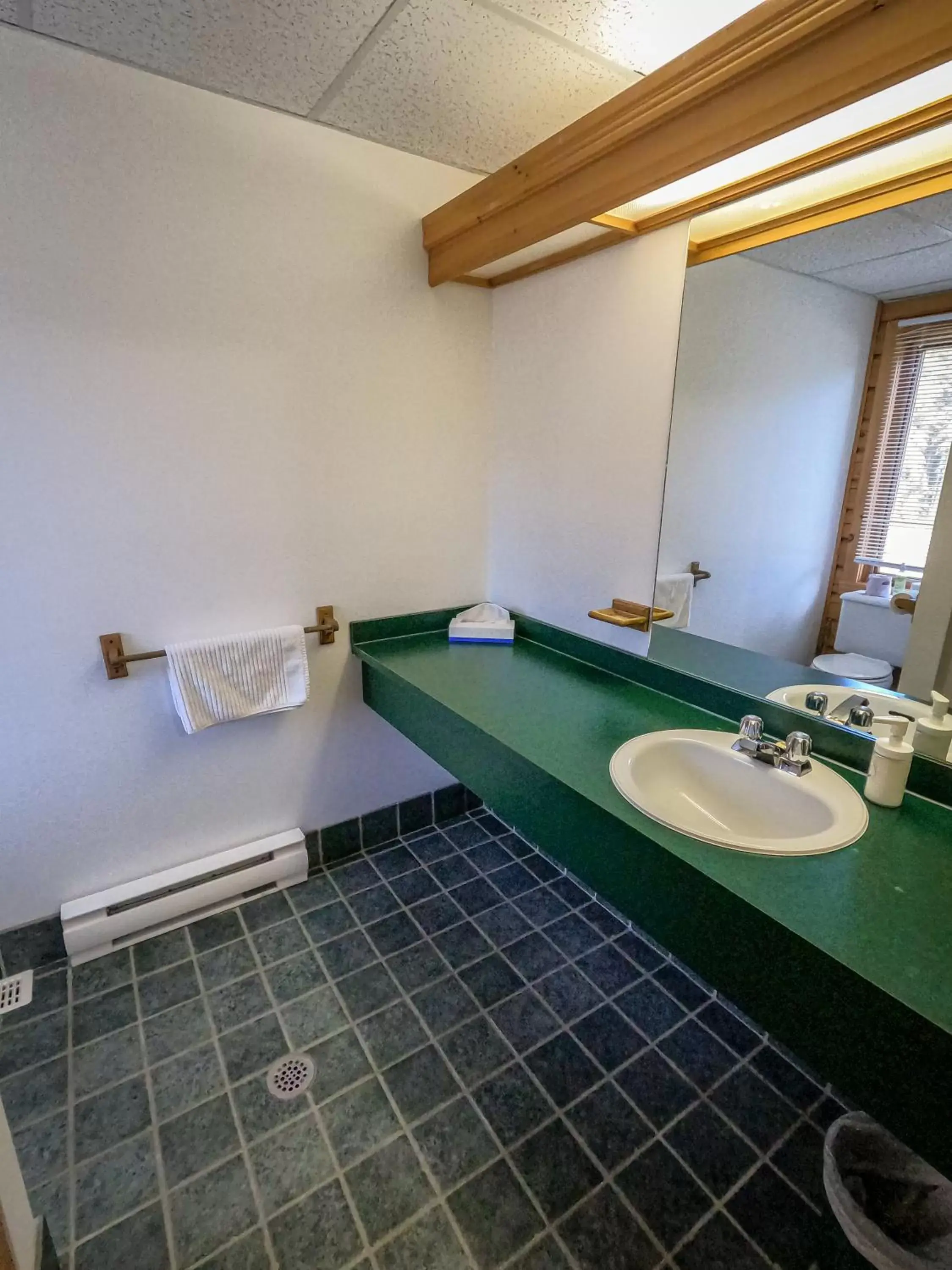Bathroom in Camp Taureau - Altaï Canada