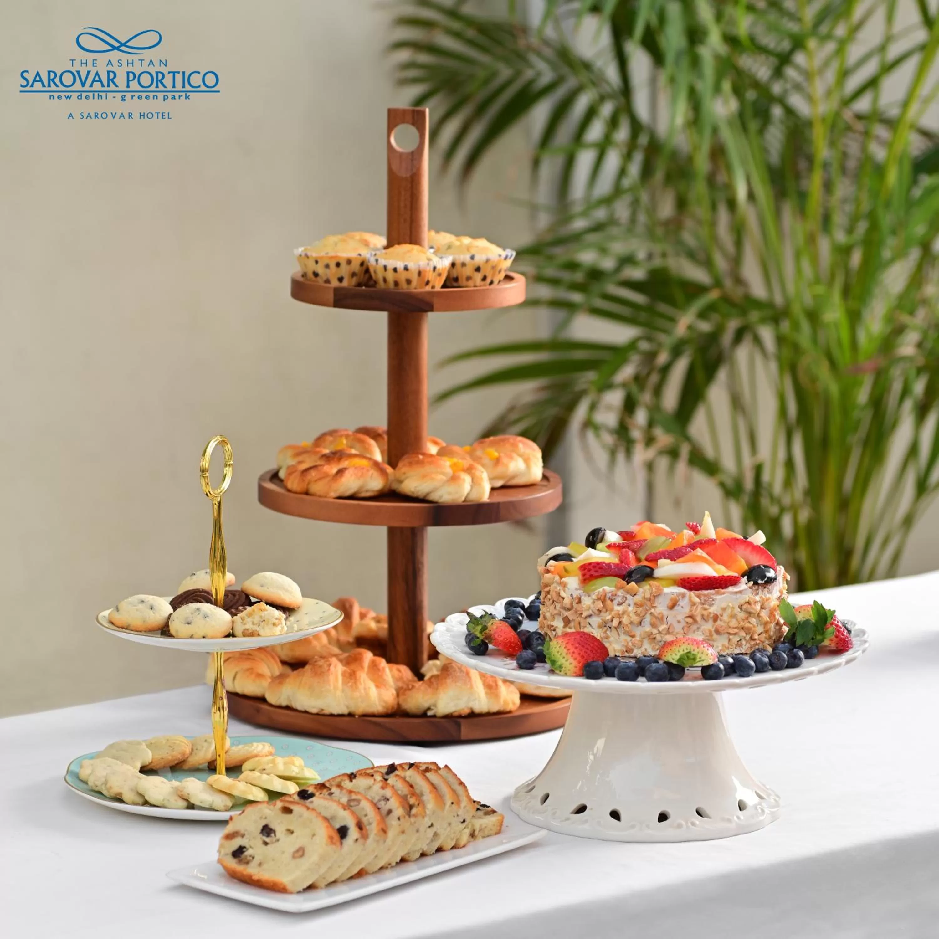 Buffet breakfast in The Ashtan Sarovar Portico