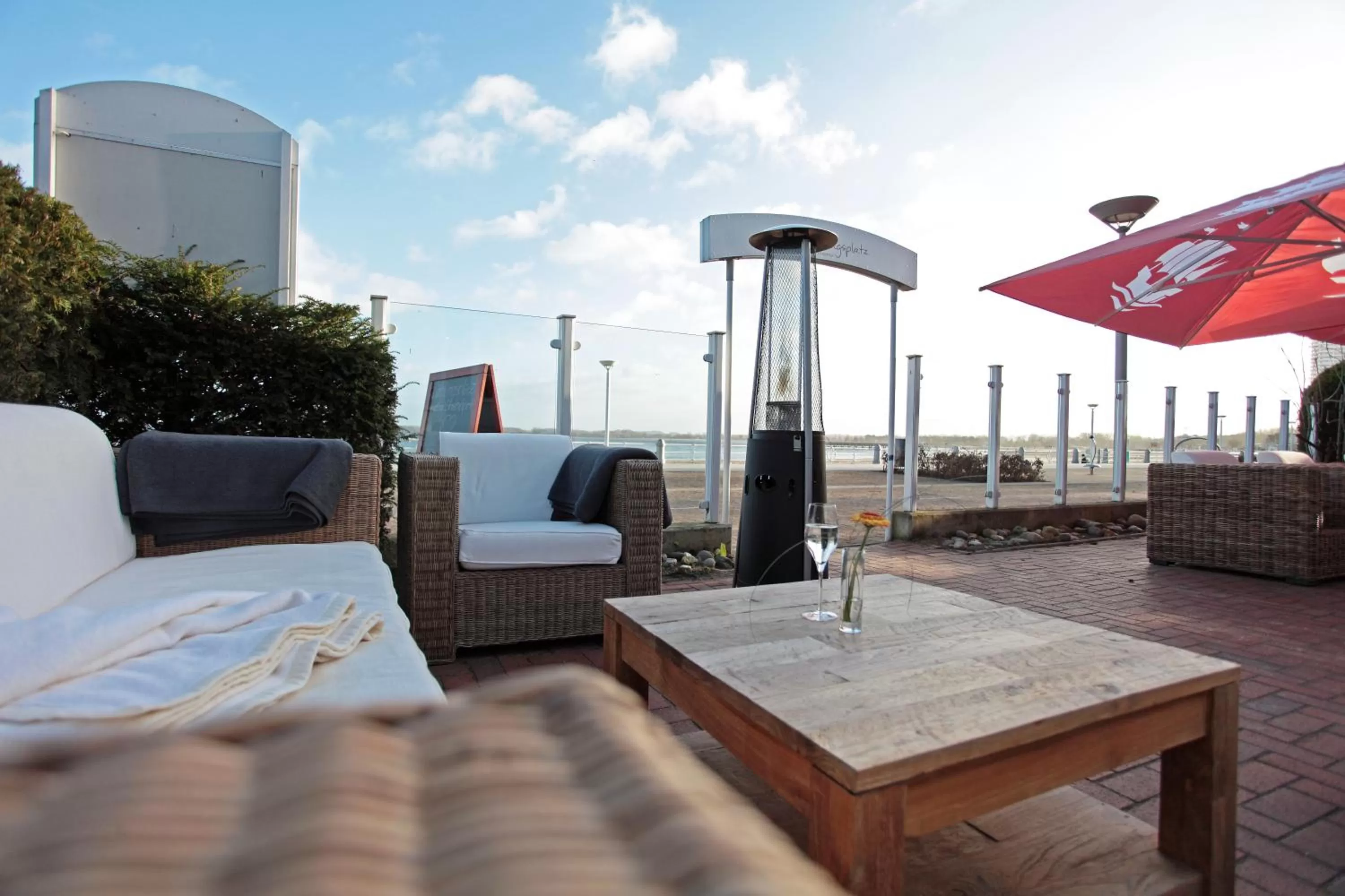 Balcony/Terrace in Lieblingsplatz Hotel Strandperle