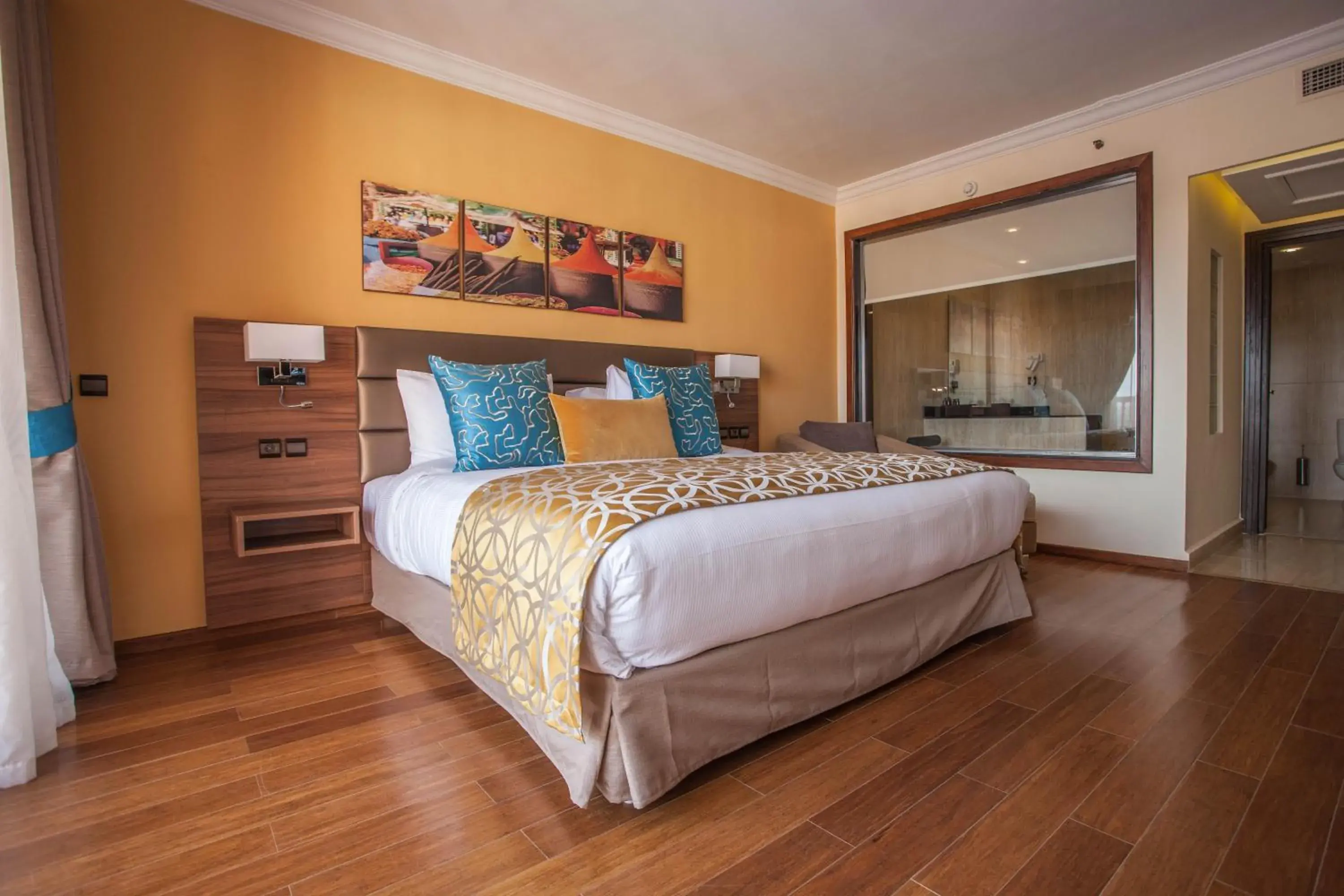 Bedroom, Bed in Savoy Le Grand Hotel Marrakech