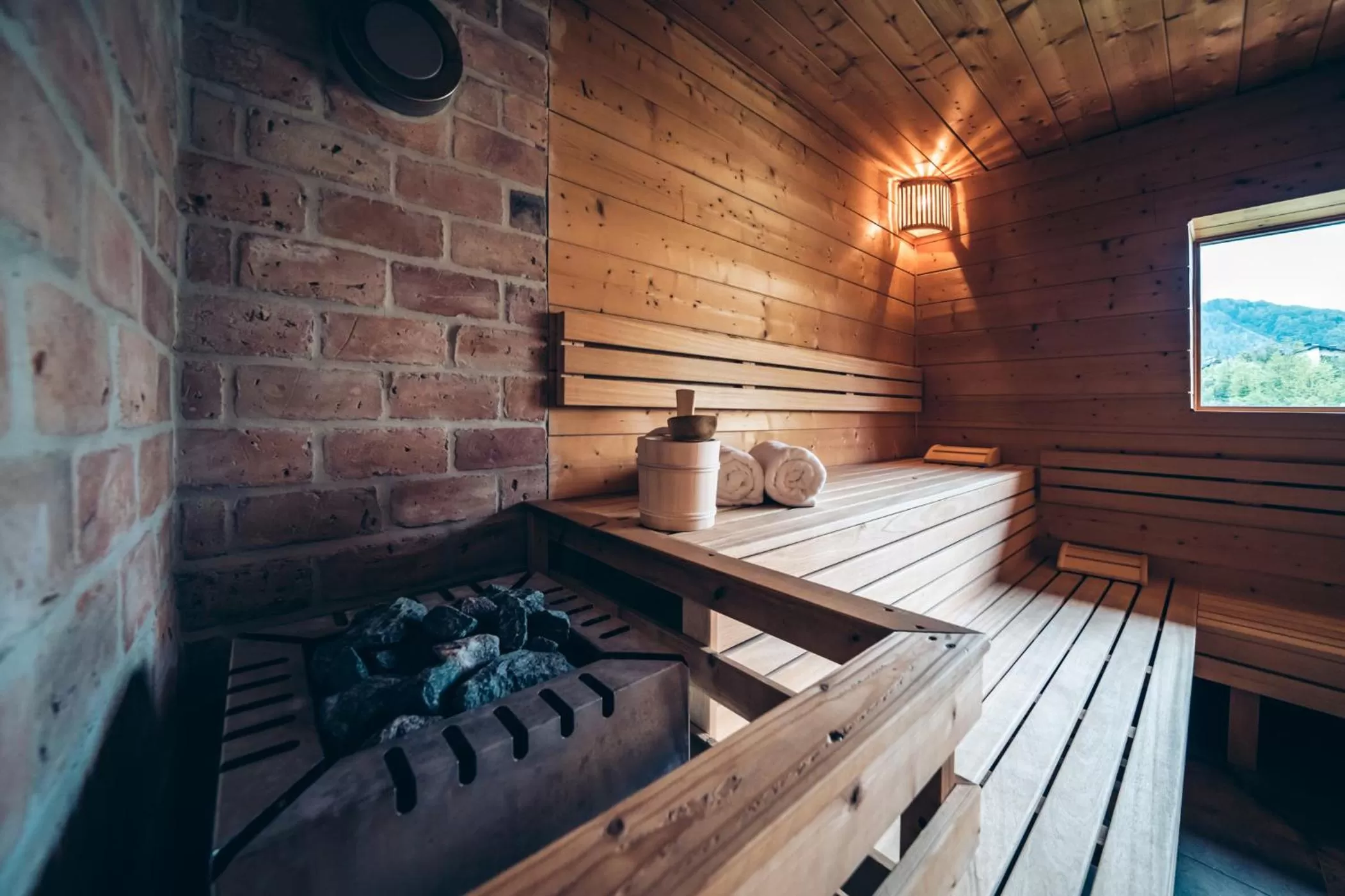 Sauna in Aktivhotel Wildschütz