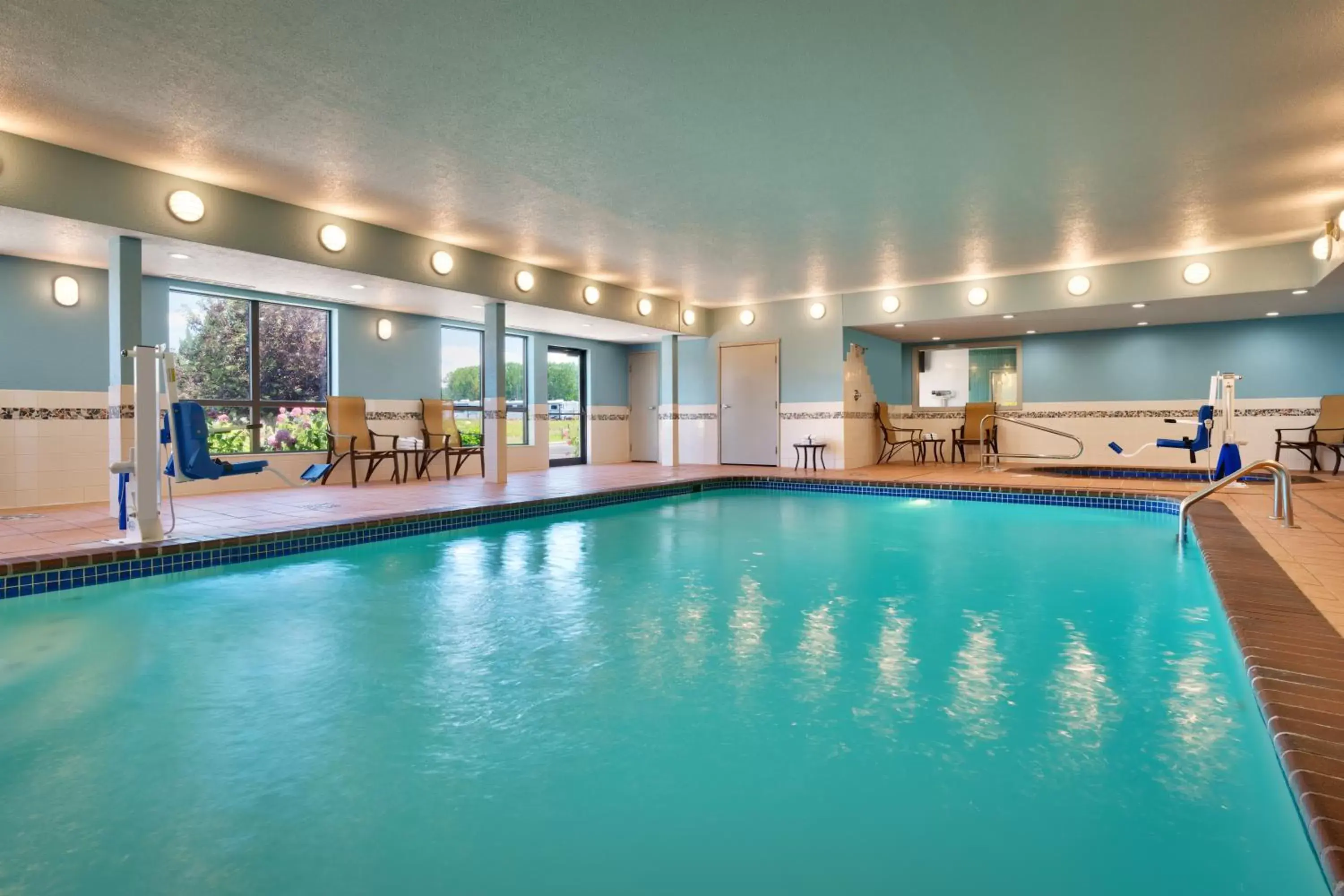 Swimming Pool in Holiday Inn Express Billings East, an IHG Hotel