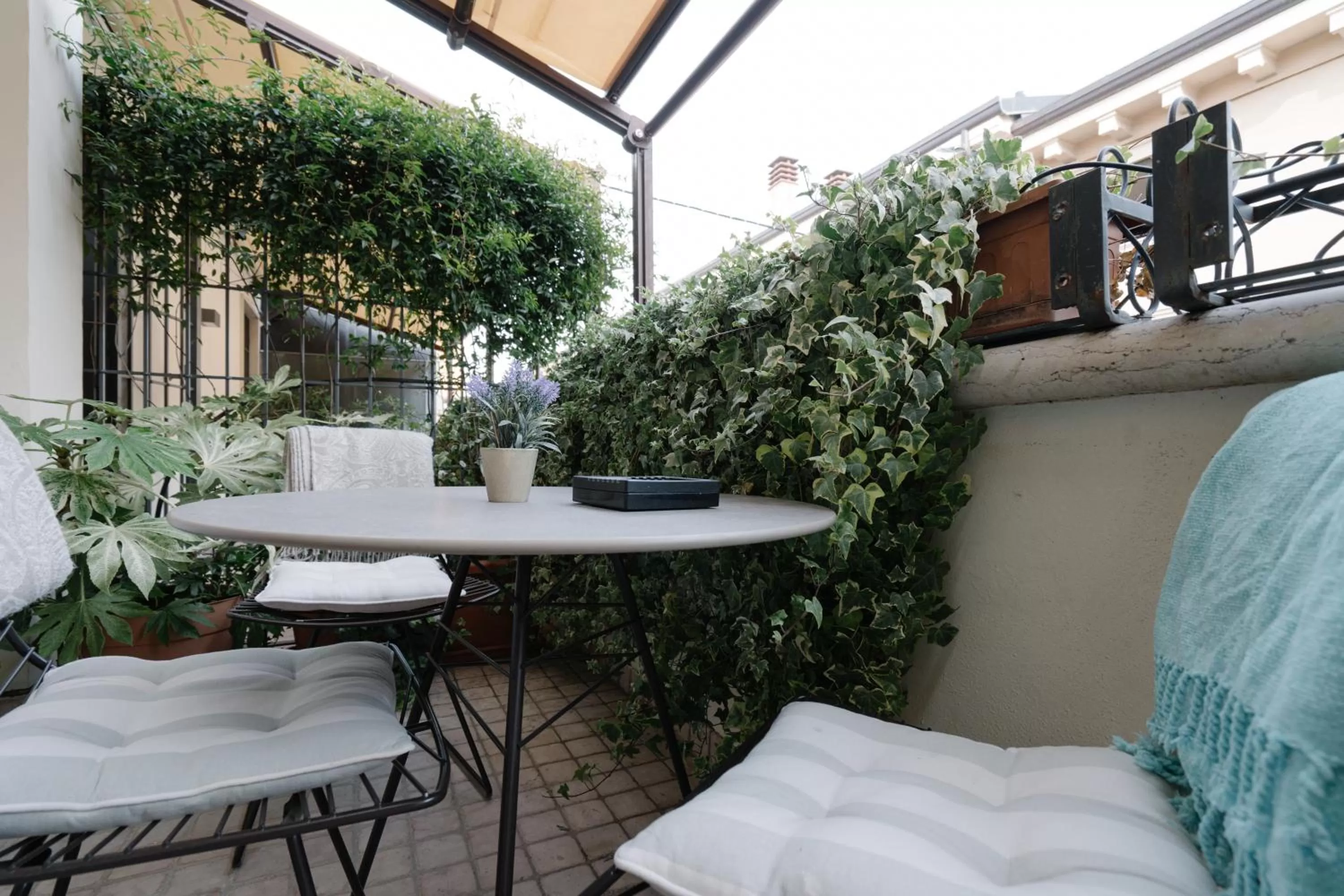Balcony/Terrace in Hotel Giulietta e Romeo ***S