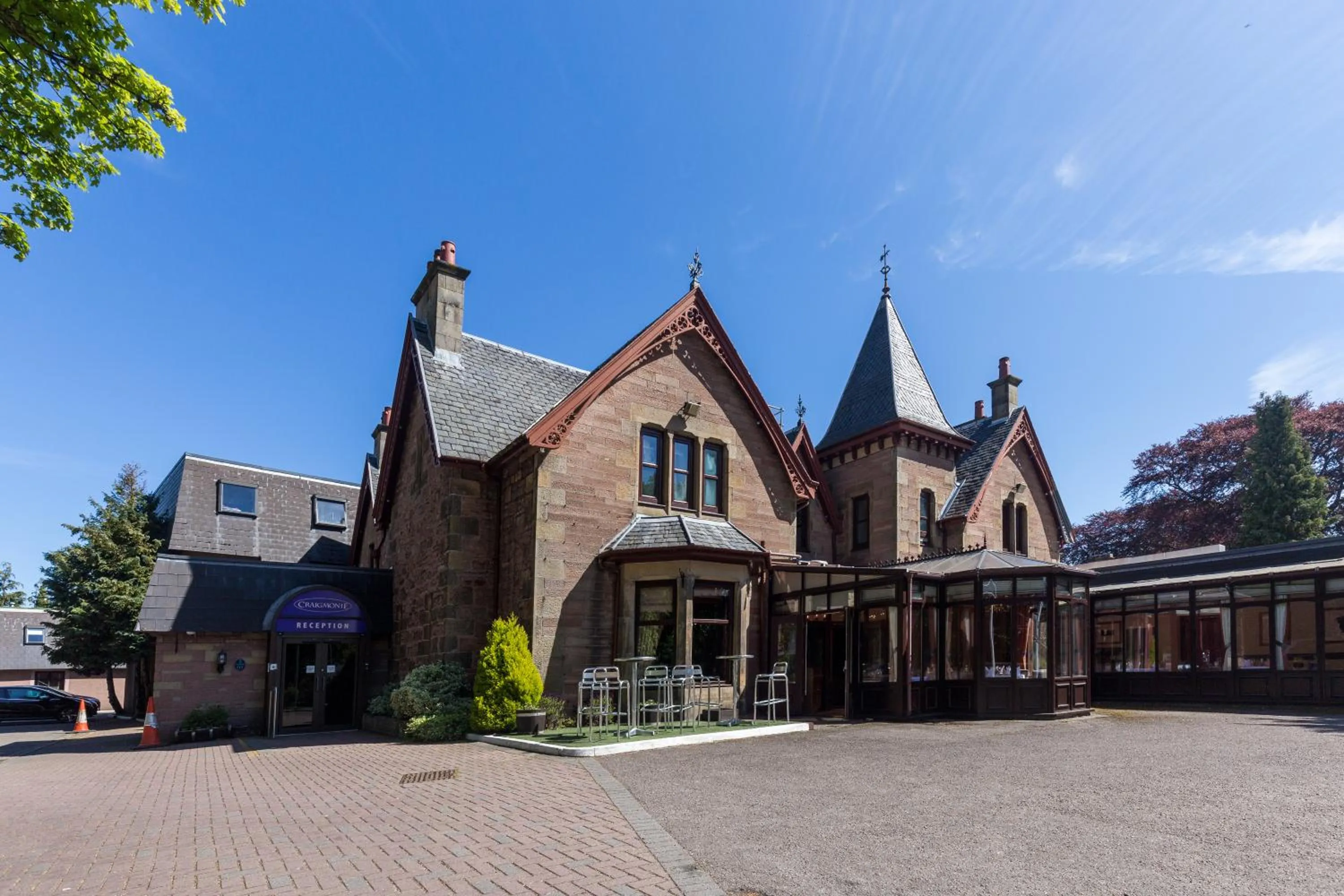Property building in Craigmonie Hotel Inverness by Compass Hospitality