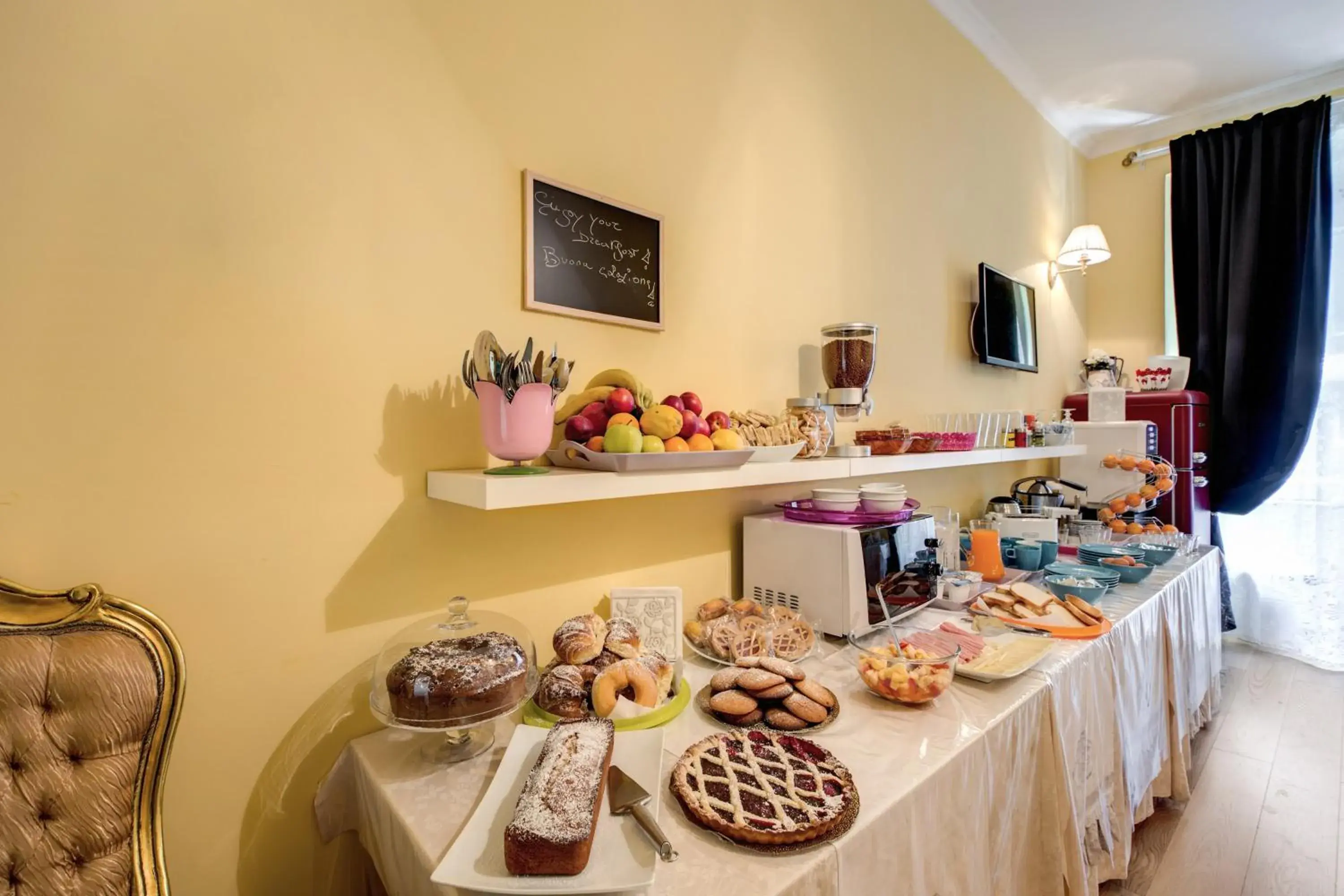 Food and drinks in La Reggia dei Principi