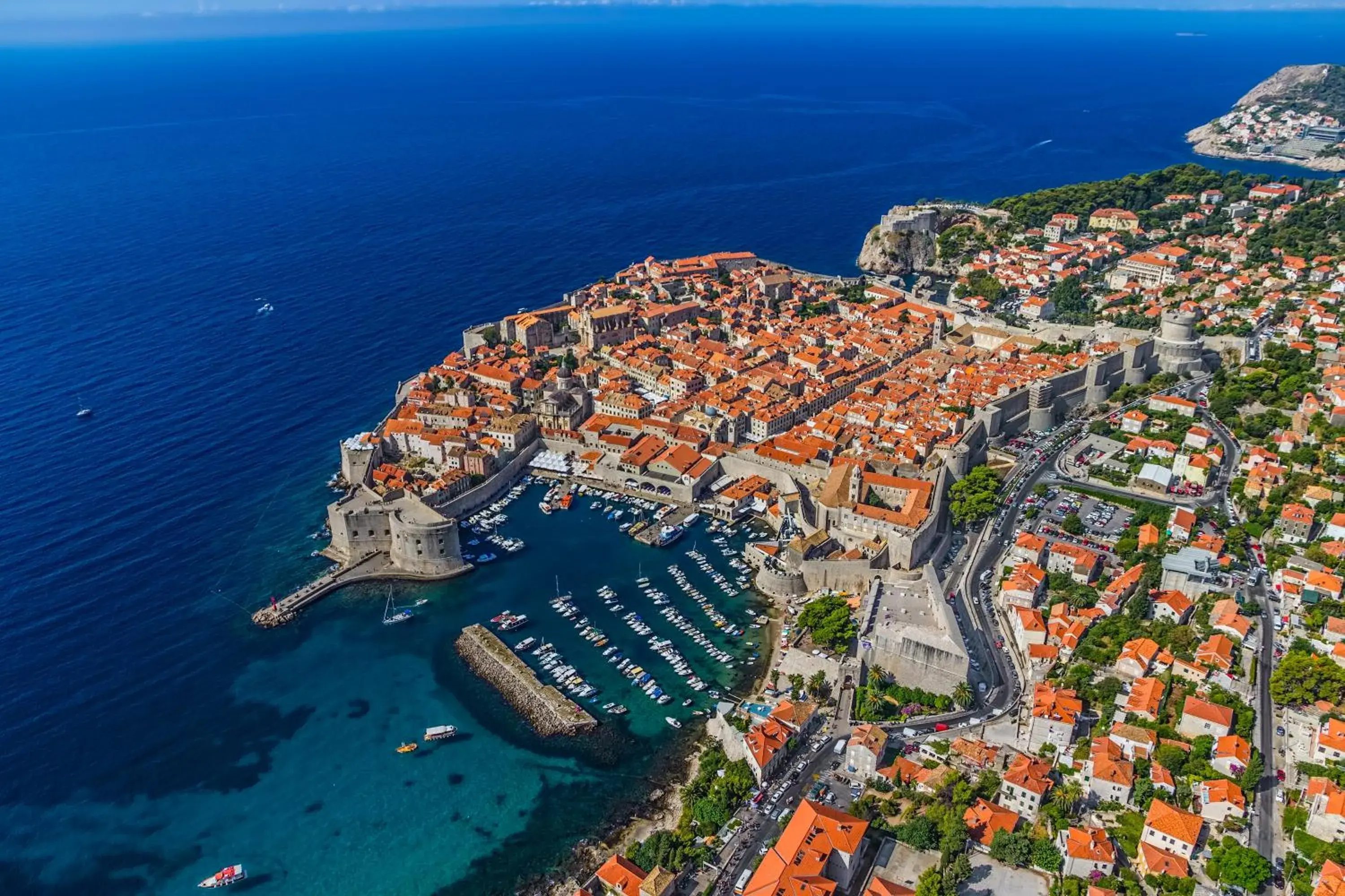 Bird's eye view, Bird's-eye View in Hotel Dubrovnik